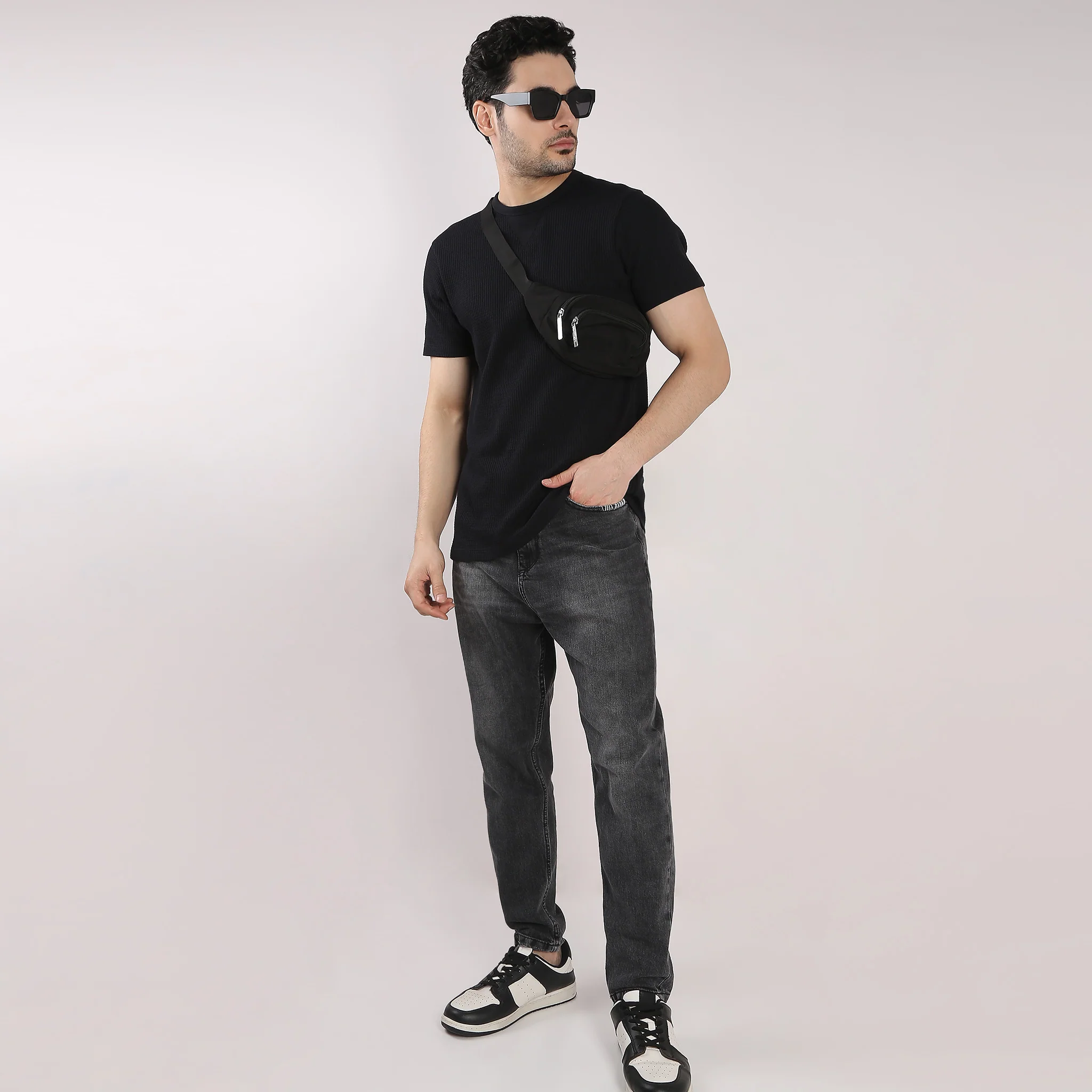 Camper Crew Neck Structured Full Sleeve T-Shirt - Image 6