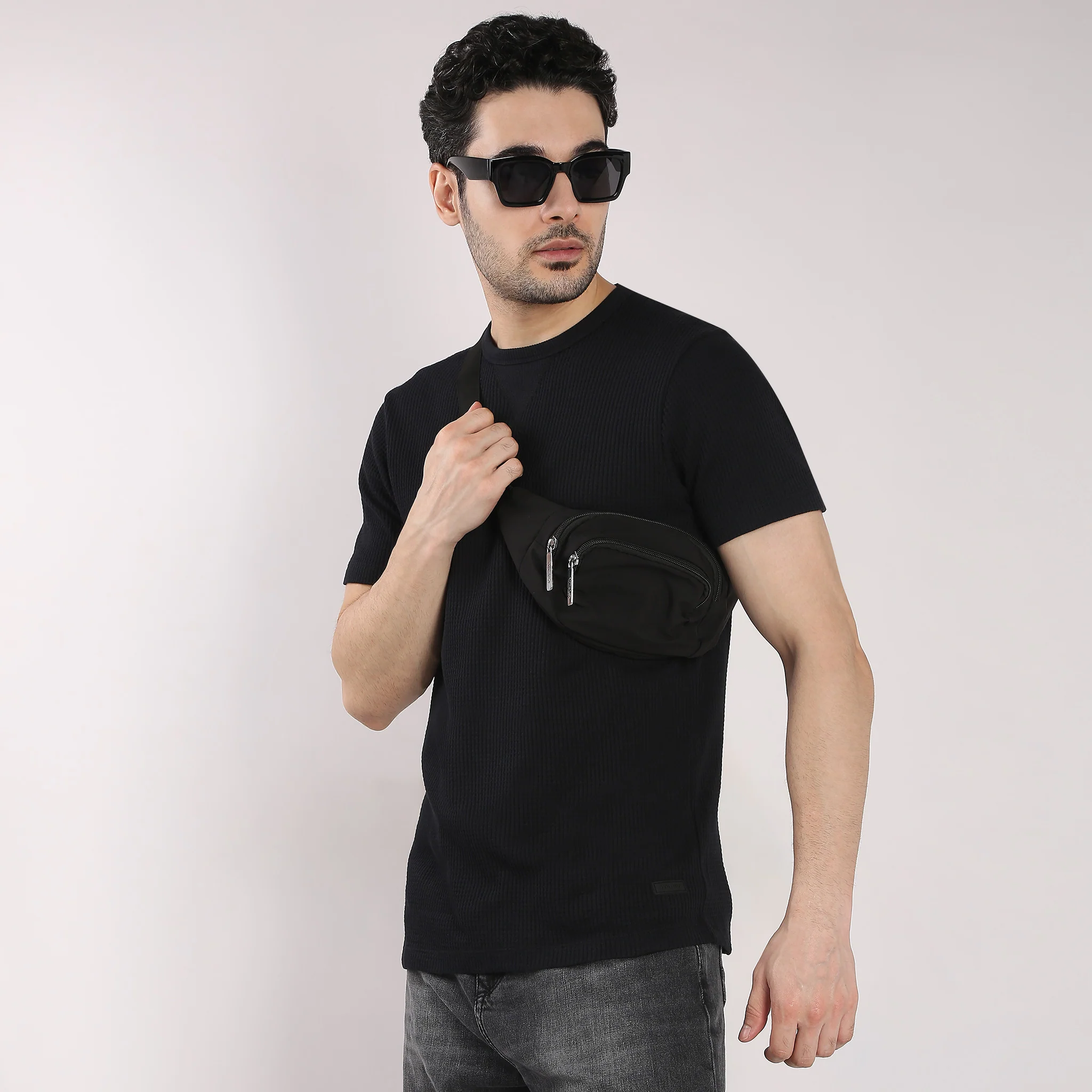 Camper Crew Neck Structured Full Sleeve T-Shirt - Image 9