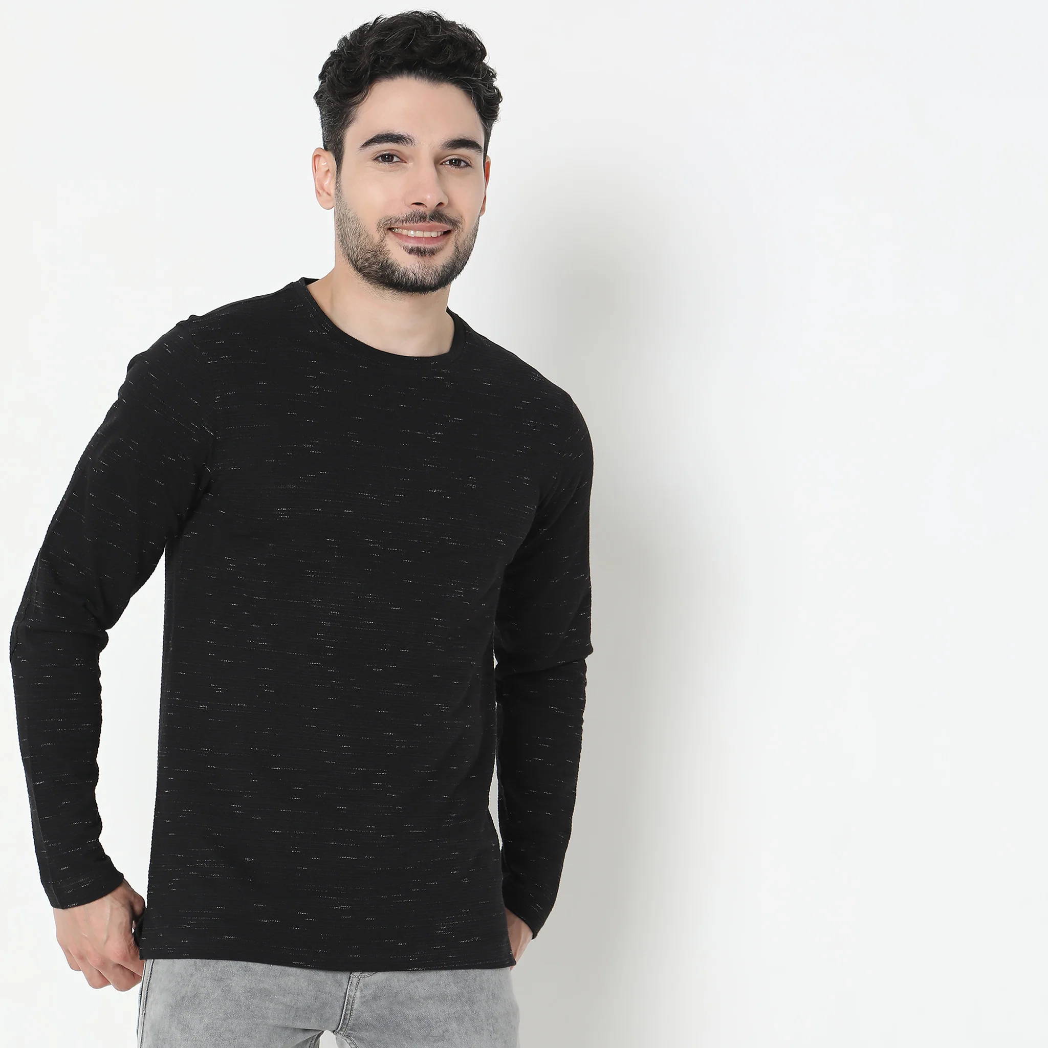 Regular Fit Structured T-Shirt - Image 2