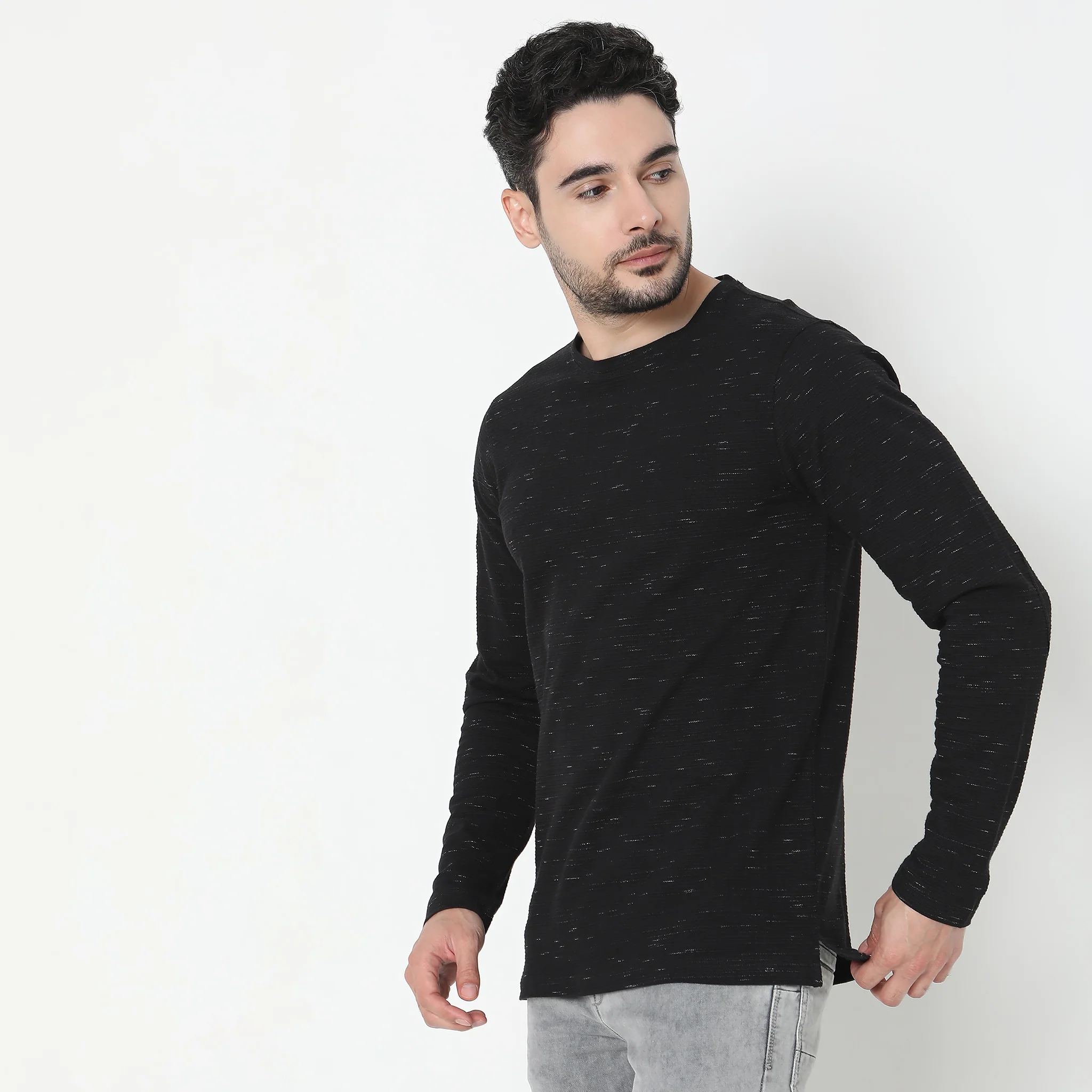 Regular Fit Structured T-Shirt - Image 5