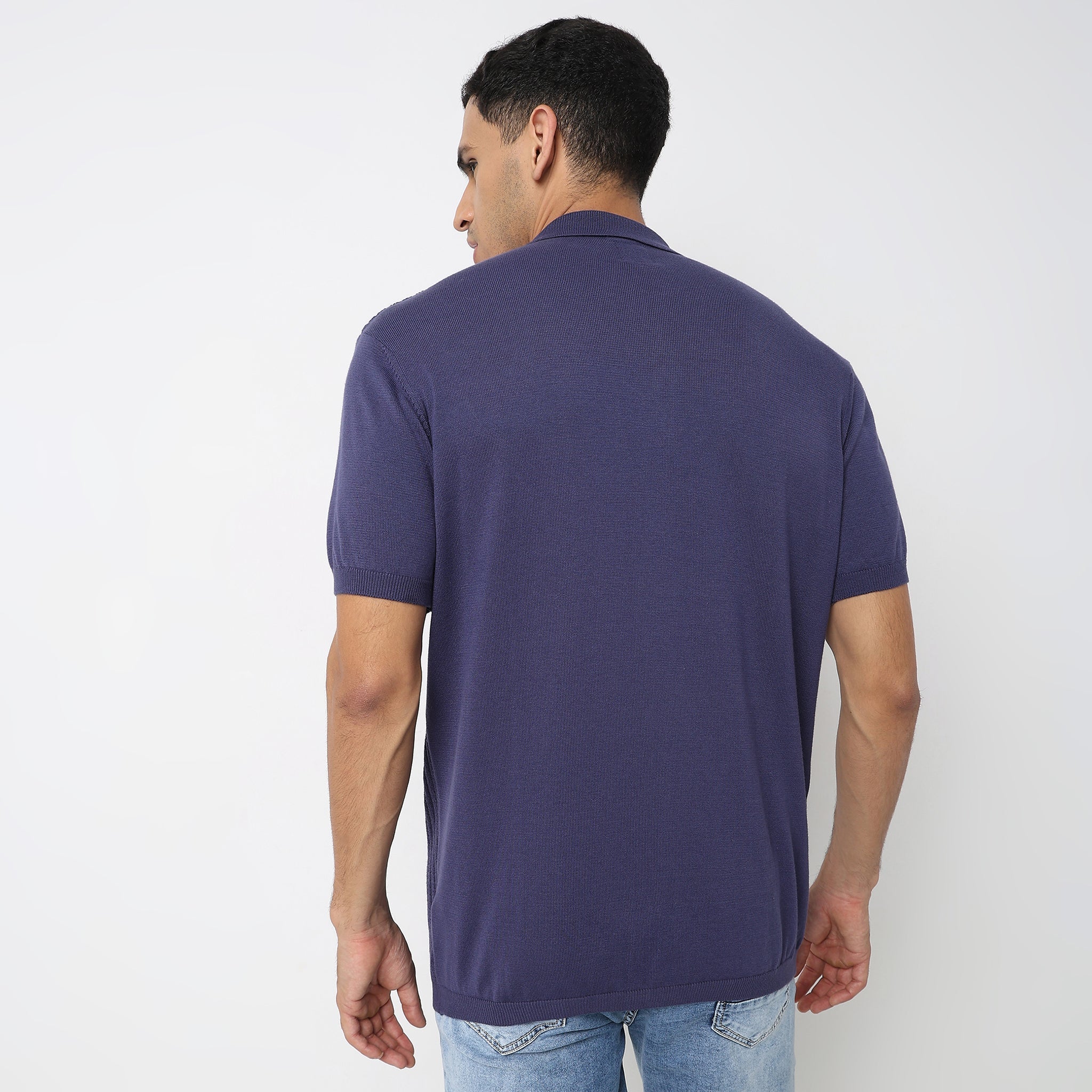 Hand Knit Jersey™ - Fine Knitted Structure Regular Fit T-Shirt - Wear With Ease & Comfort - Image 13