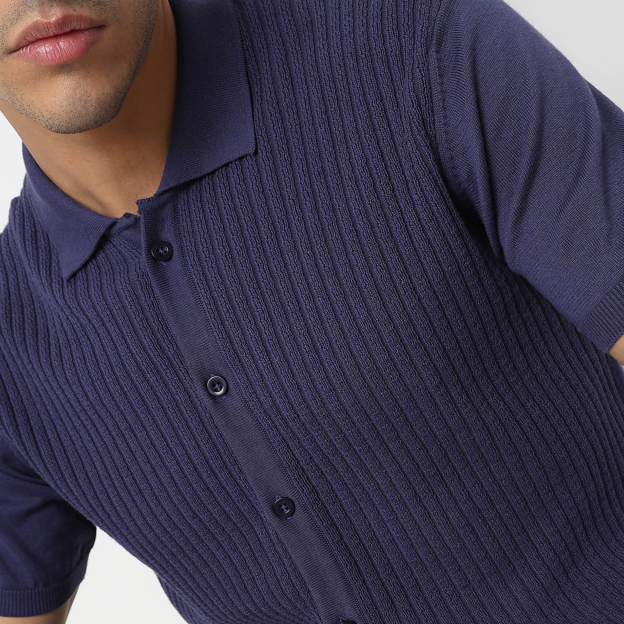 Hand Knit Jersey™ - Fine Knitted Structure Regular Fit T-Shirt - Wear With Ease & Comfort - Image 14