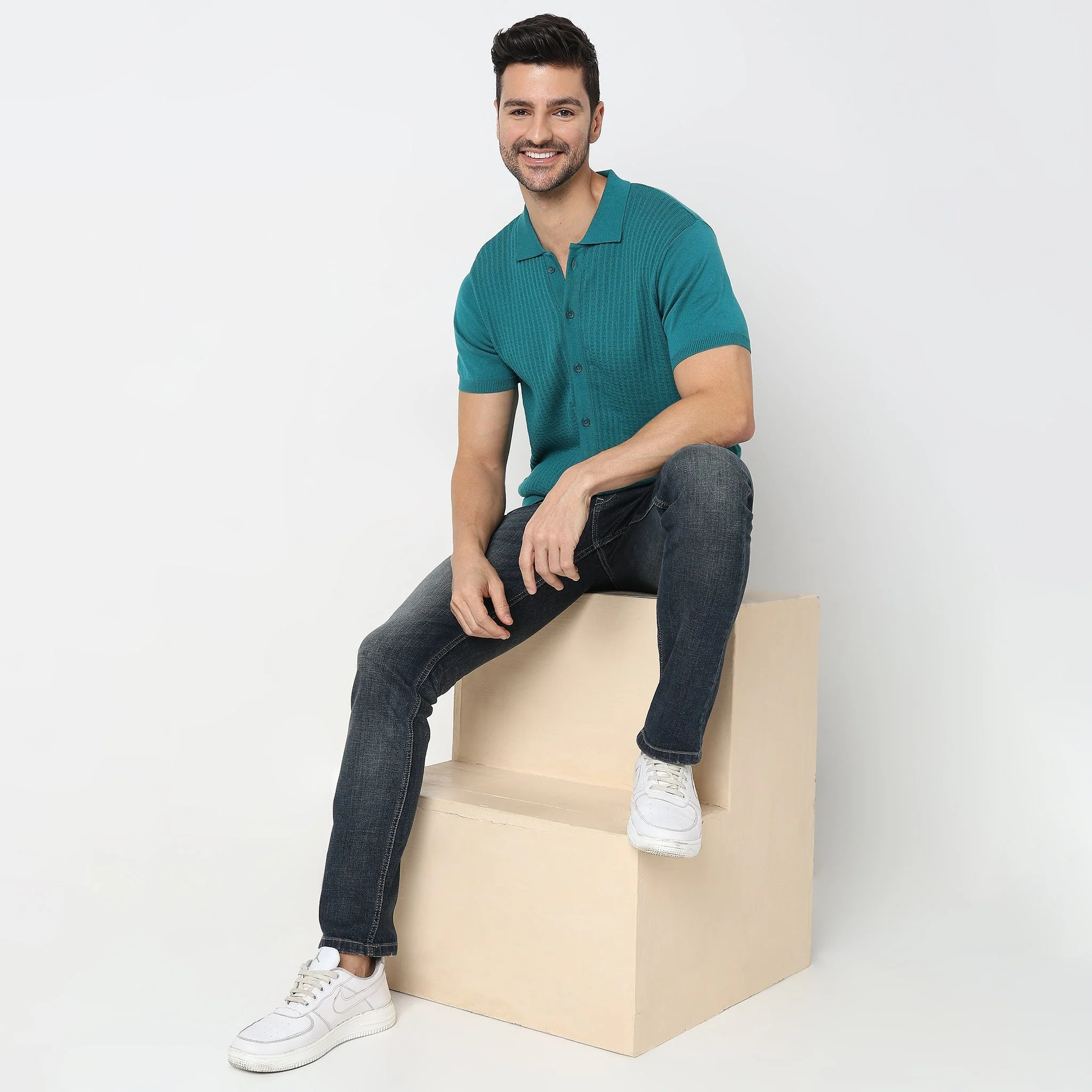 Hand Knit Jersey™ - Fine Knitted Structure Regular Fit T-Shirt - Wear With Ease & Comfort - Image 16