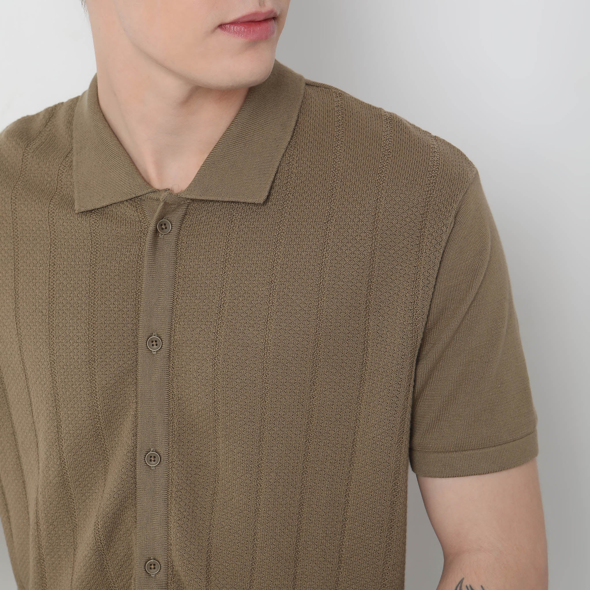 Hand Kinit Jersey™ - Fine Knitted Structure Regular Fit Shirt - Wear With Ease & Comfort - Image 10