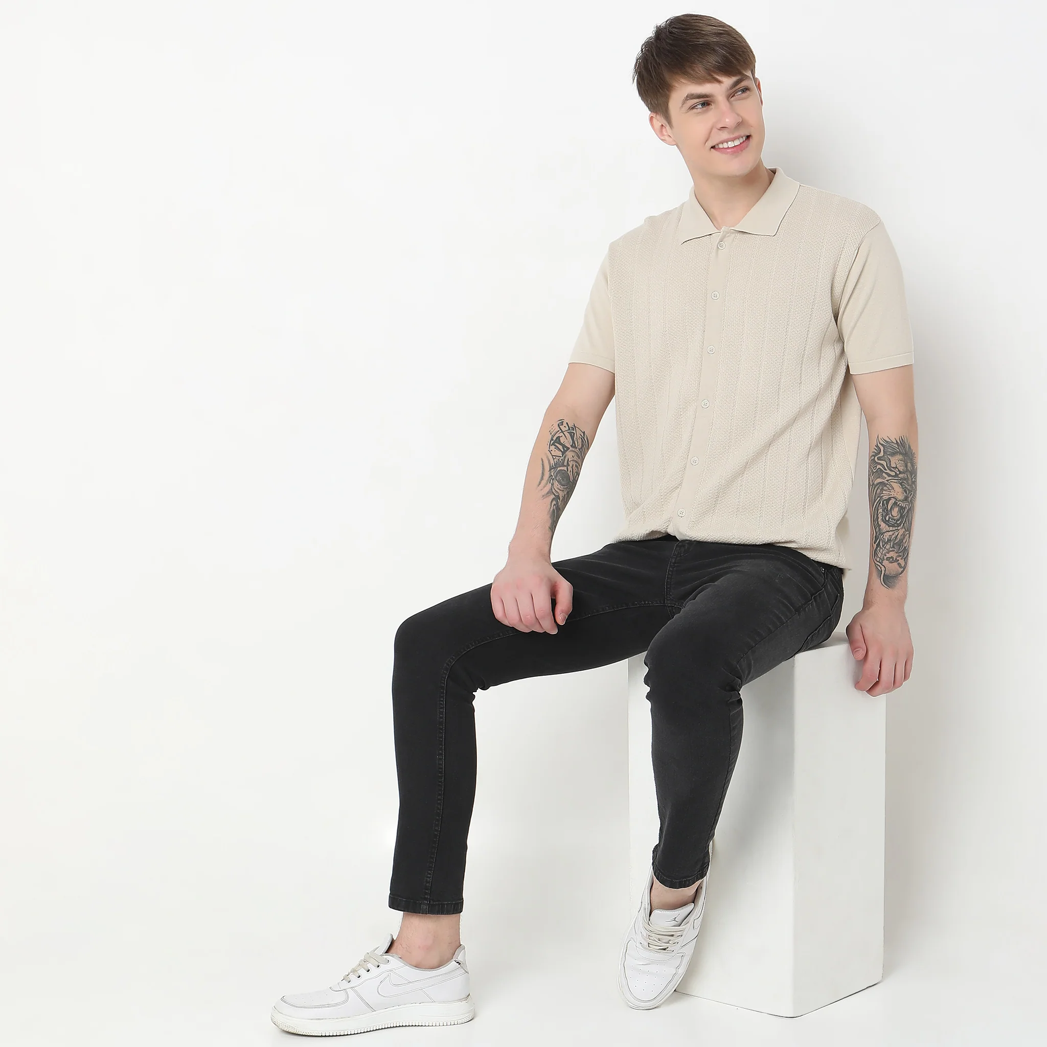 Hand Kinit Jersey™ - Fine Knitted Structure Regular Fit Shirt - Wear With Ease & Comfort - Image 11