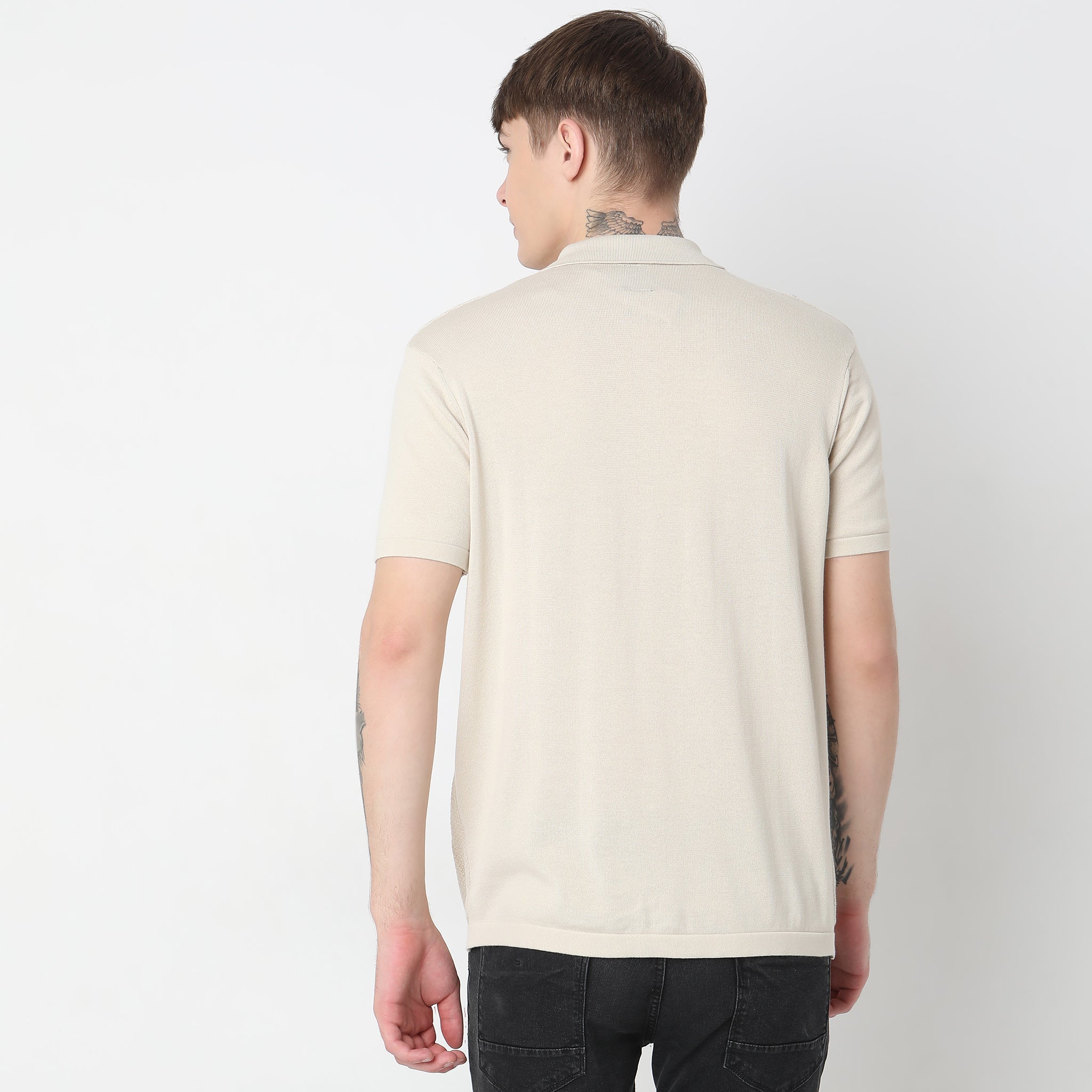 Hand Kinit Jersey™ - Fine Knitted Structure Regular Fit Shirt - Wear With Ease & Comfort - Image 13