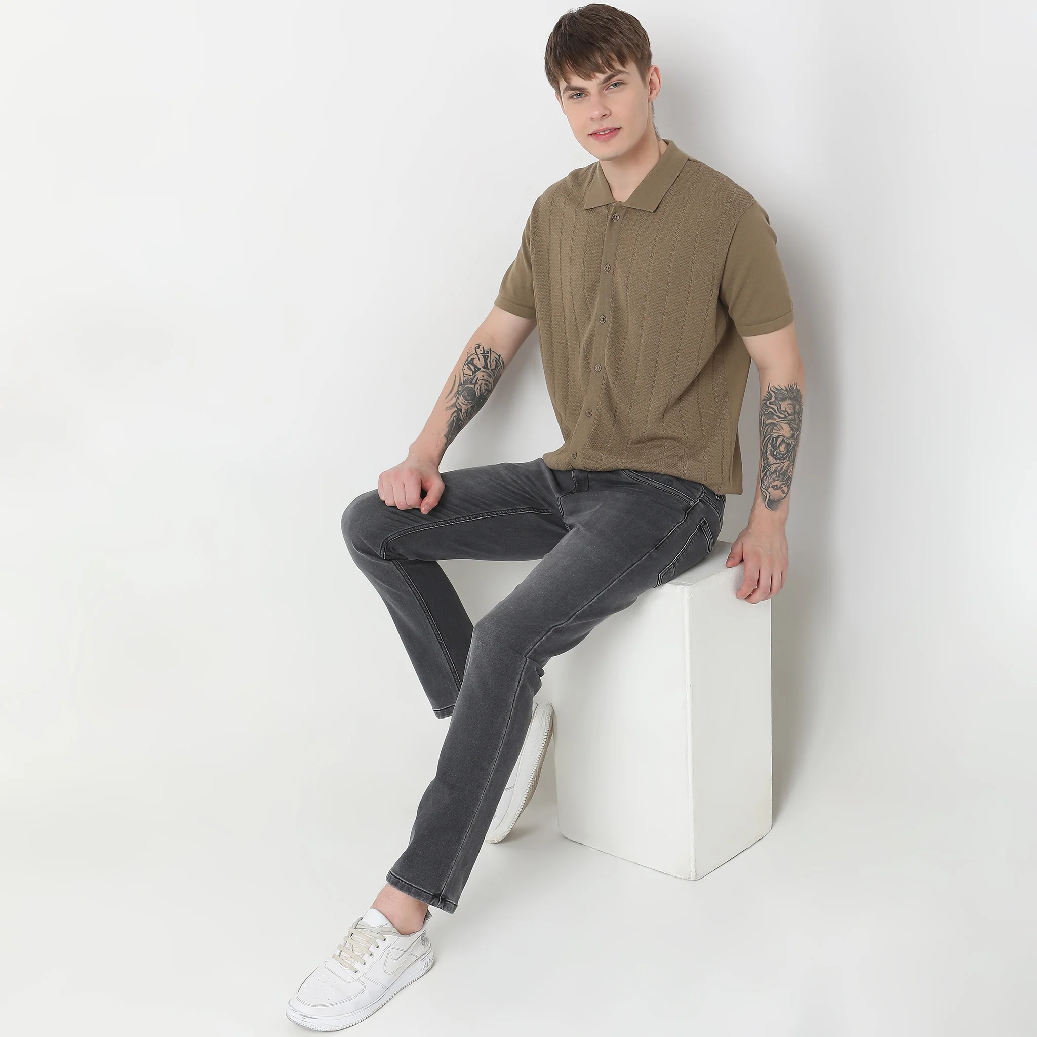Hand Kinit Jersey™ - Fine Knitted Structure Regular Fit Shirt - Wear With Ease & Comfort - Image 6