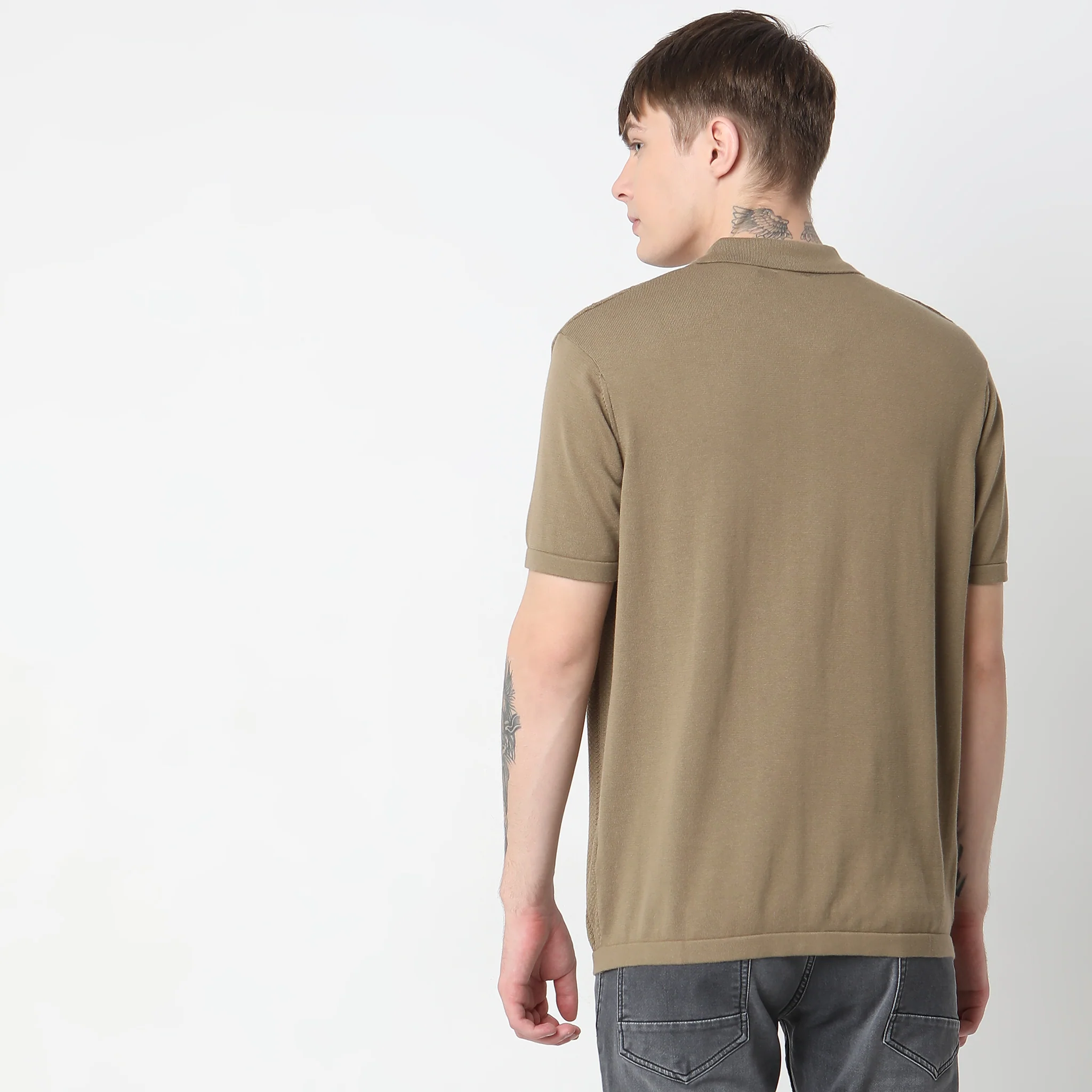 Hand Kinit Jersey™ - Fine Knitted Structure Regular Fit Shirt - Wear With Ease & Comfort - Image 8
