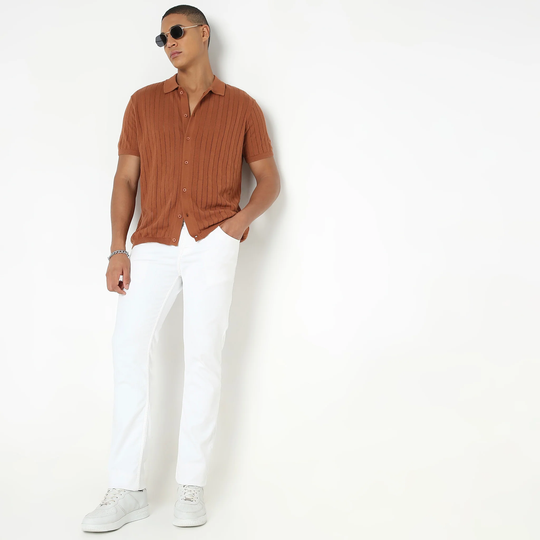 Hand Kinit Jersey™ - Fine Knitted Structure Regular Fit Shirt - Wear With Ease & Comfort