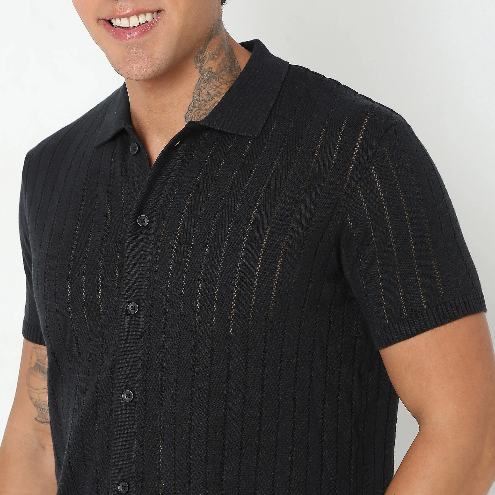 Hand Kinit Jersey™ - Fine Knitted Structure Regular Fit Shirt - Wear With Ease & Comfort - Image 9