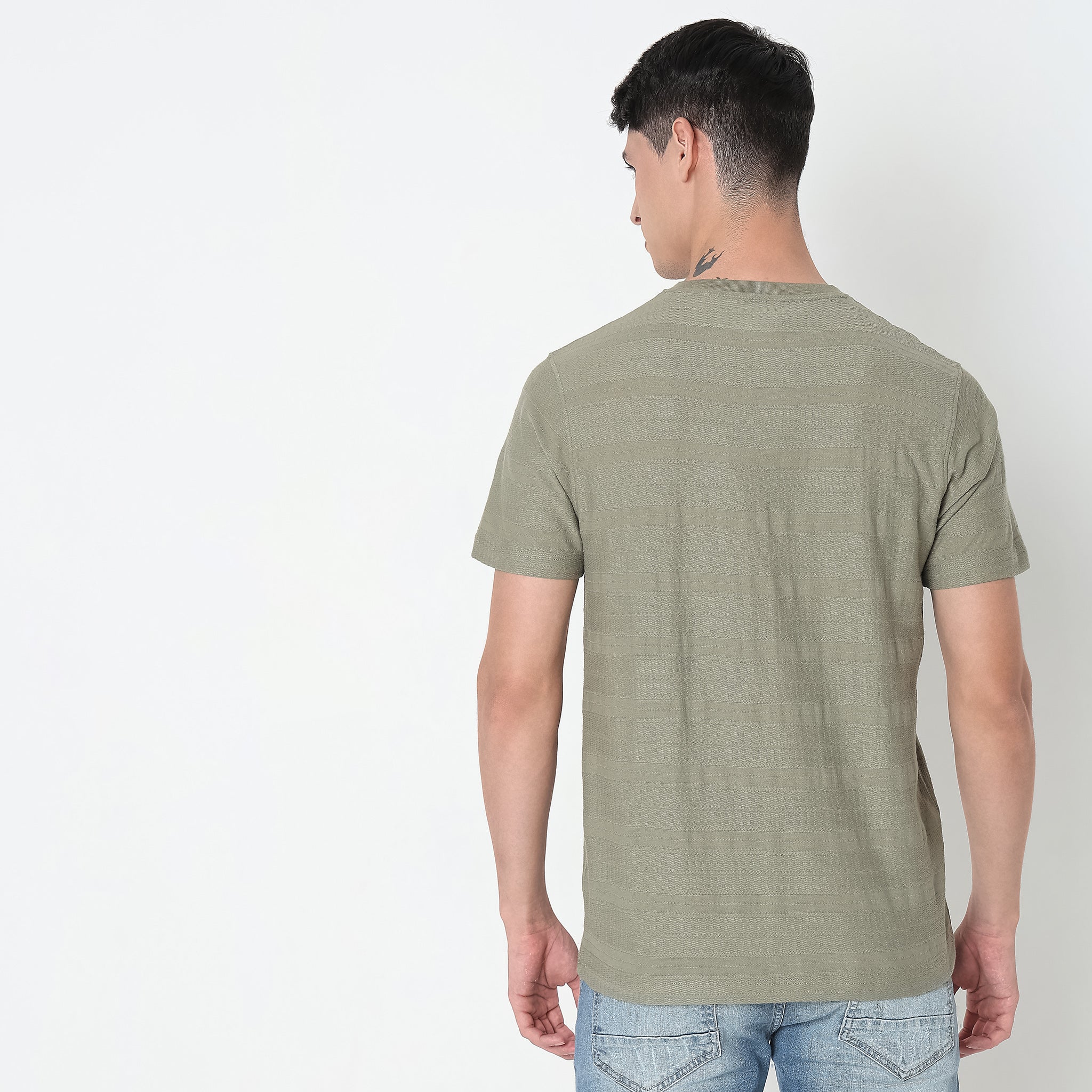 Modern Explorer - Cotton Rich Comfort Blend Structured Tee - Regular Fit - Image 8