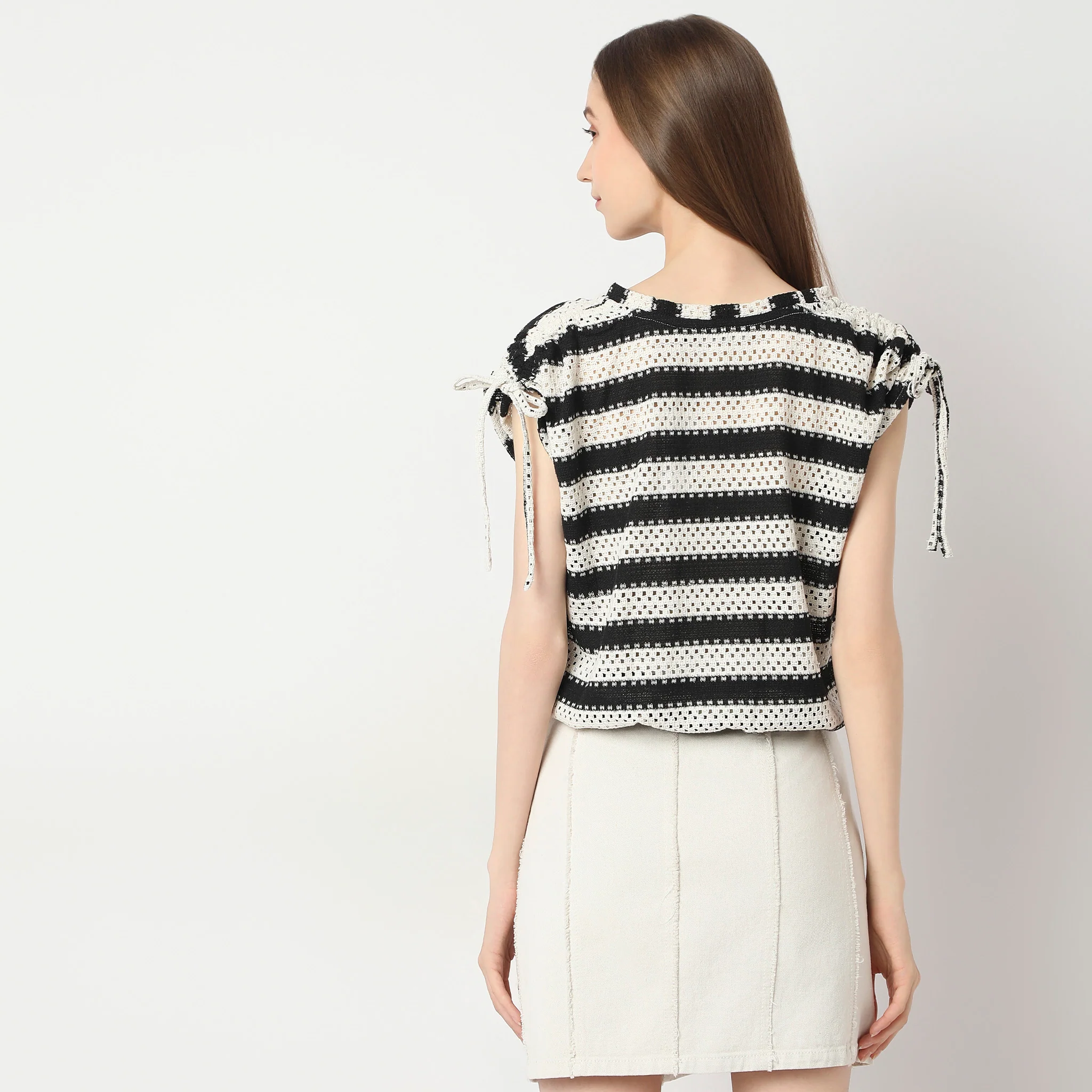 Regular Fit Structured Top - Image 3