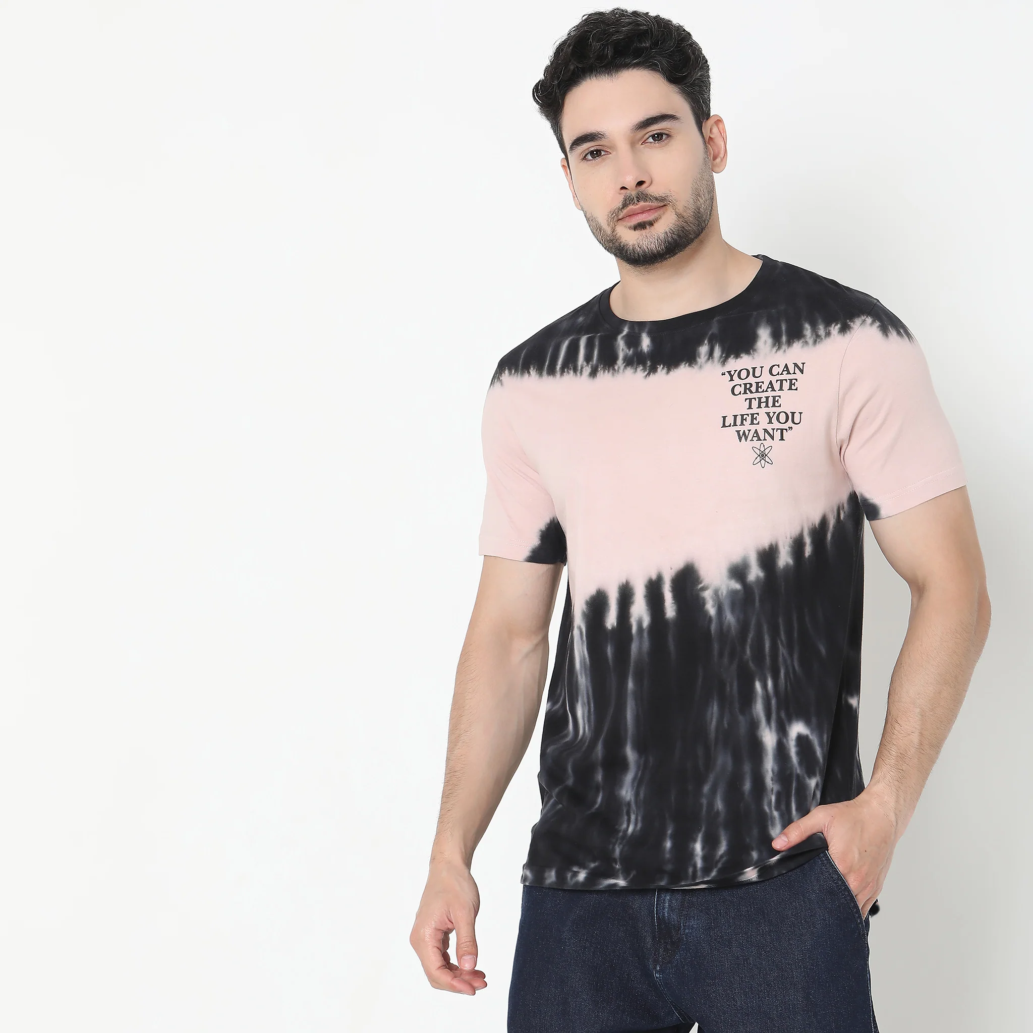 Regular Fit Tie - Dye T-Shirt - Image 2
