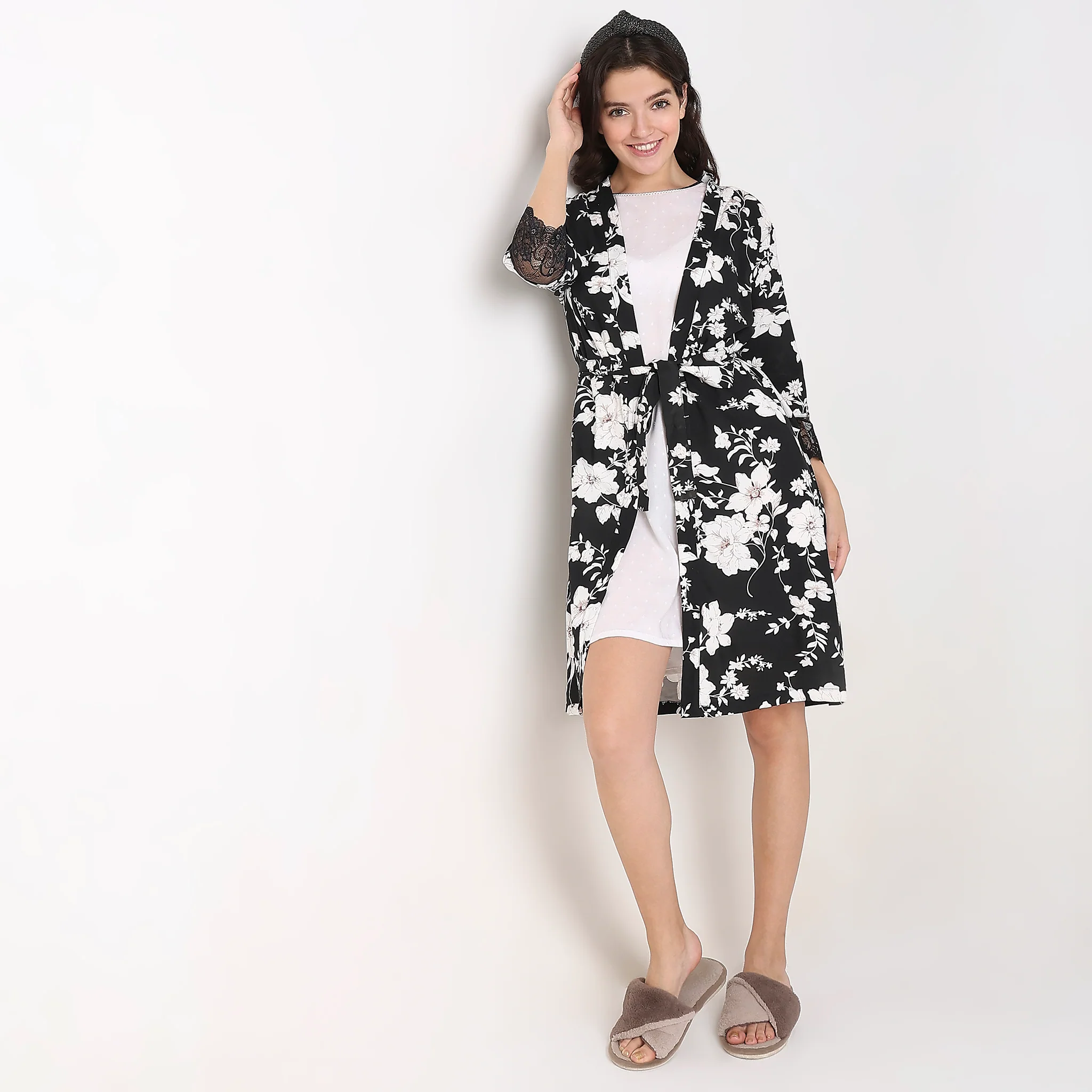 Woven Tropical Lounge Shrug