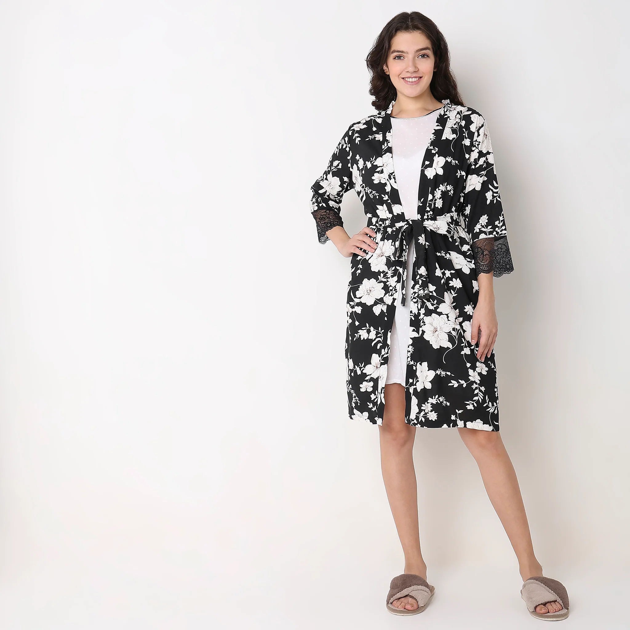 Woven Tropical Lounge Shrug - Image 2