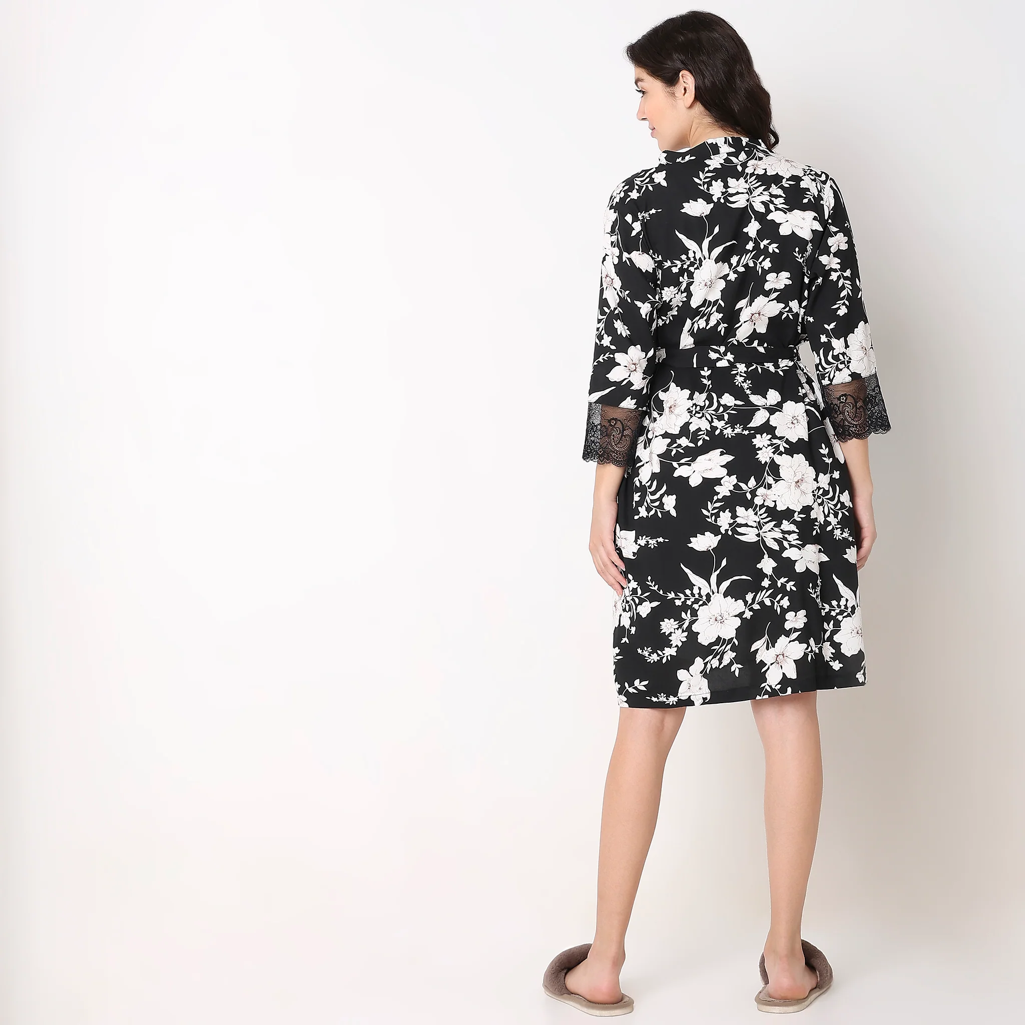 Woven Tropical Lounge Shrug - Image 3