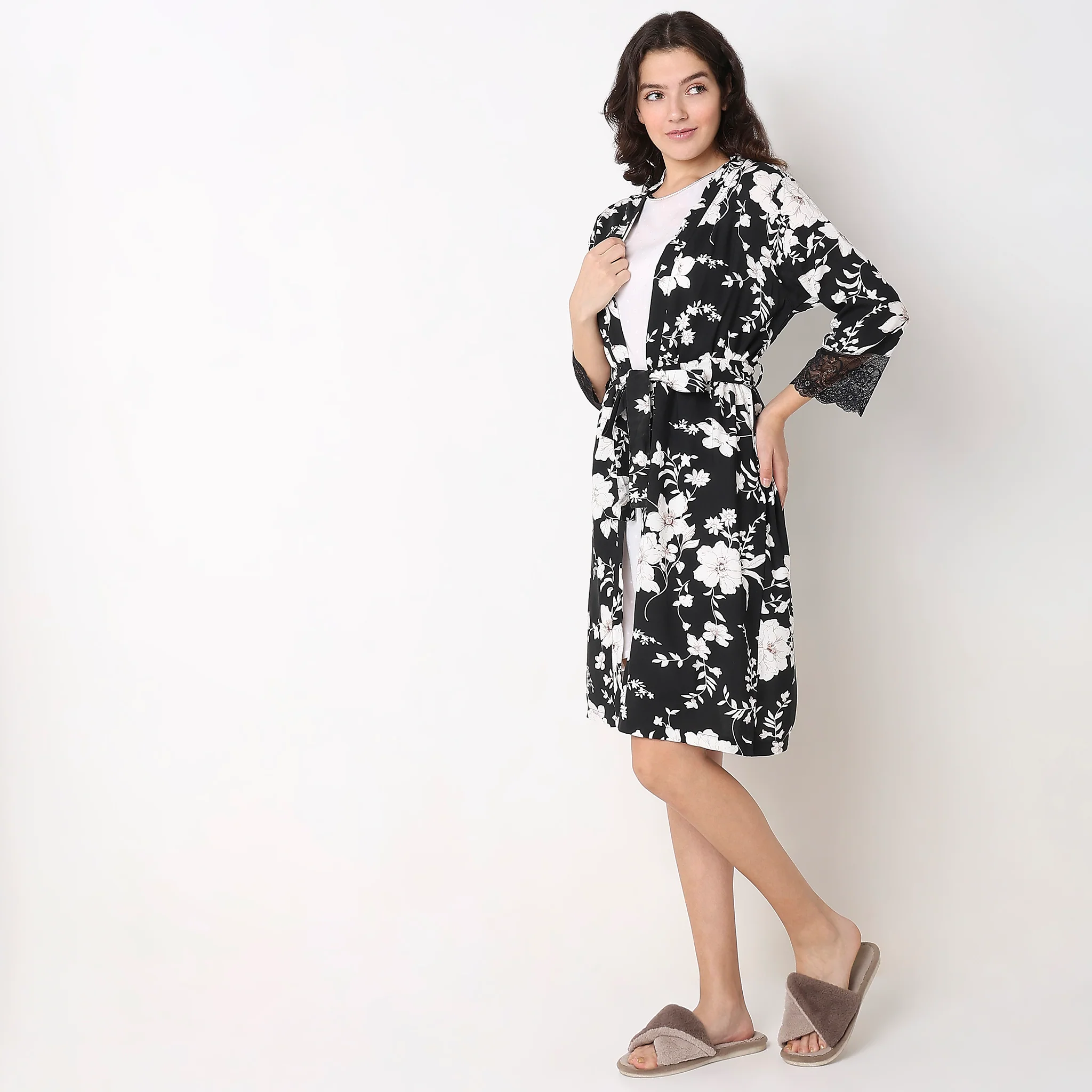 Woven Tropical Lounge Shrug - Image 5