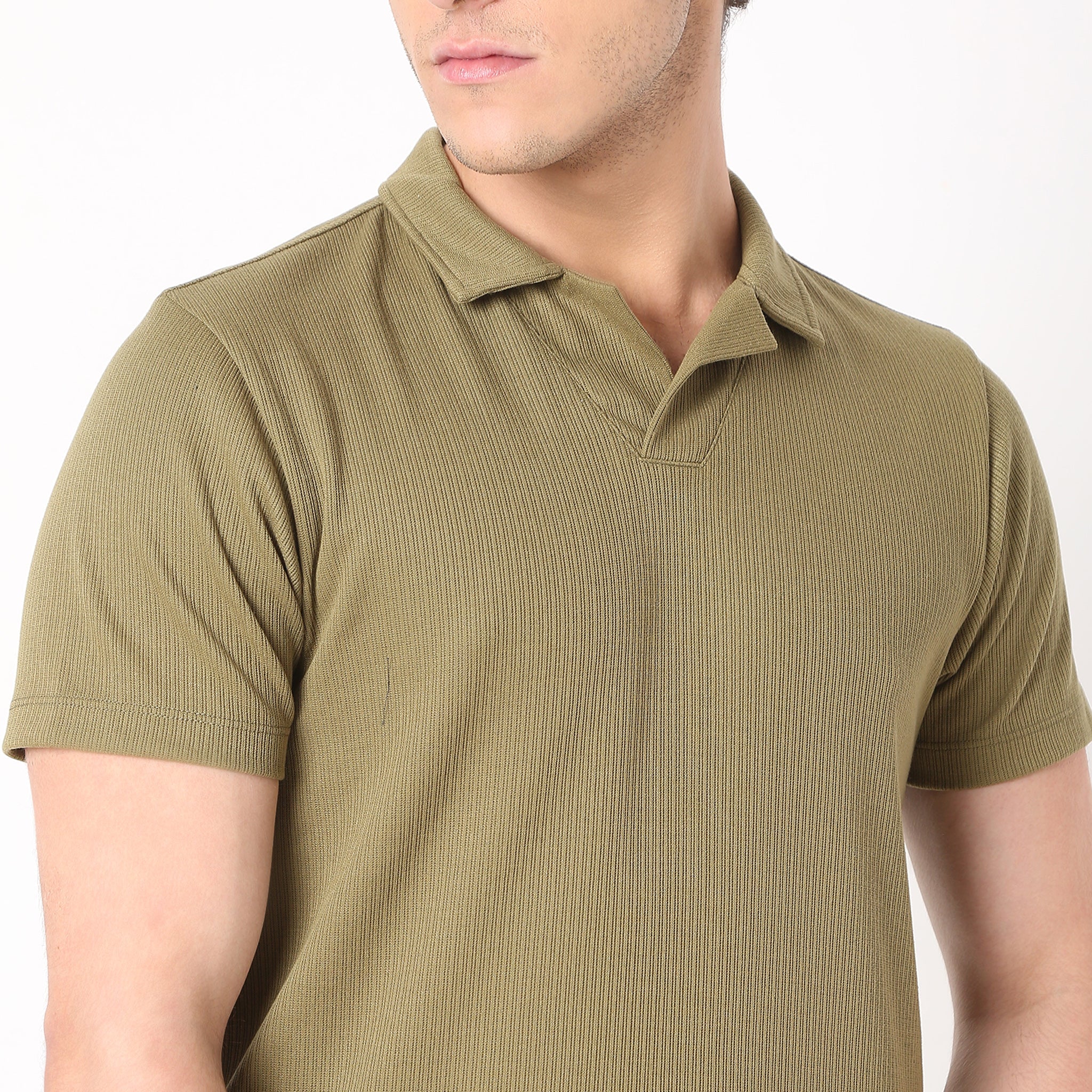 Regular Fit Structured Polo T-Shirt - Image 5