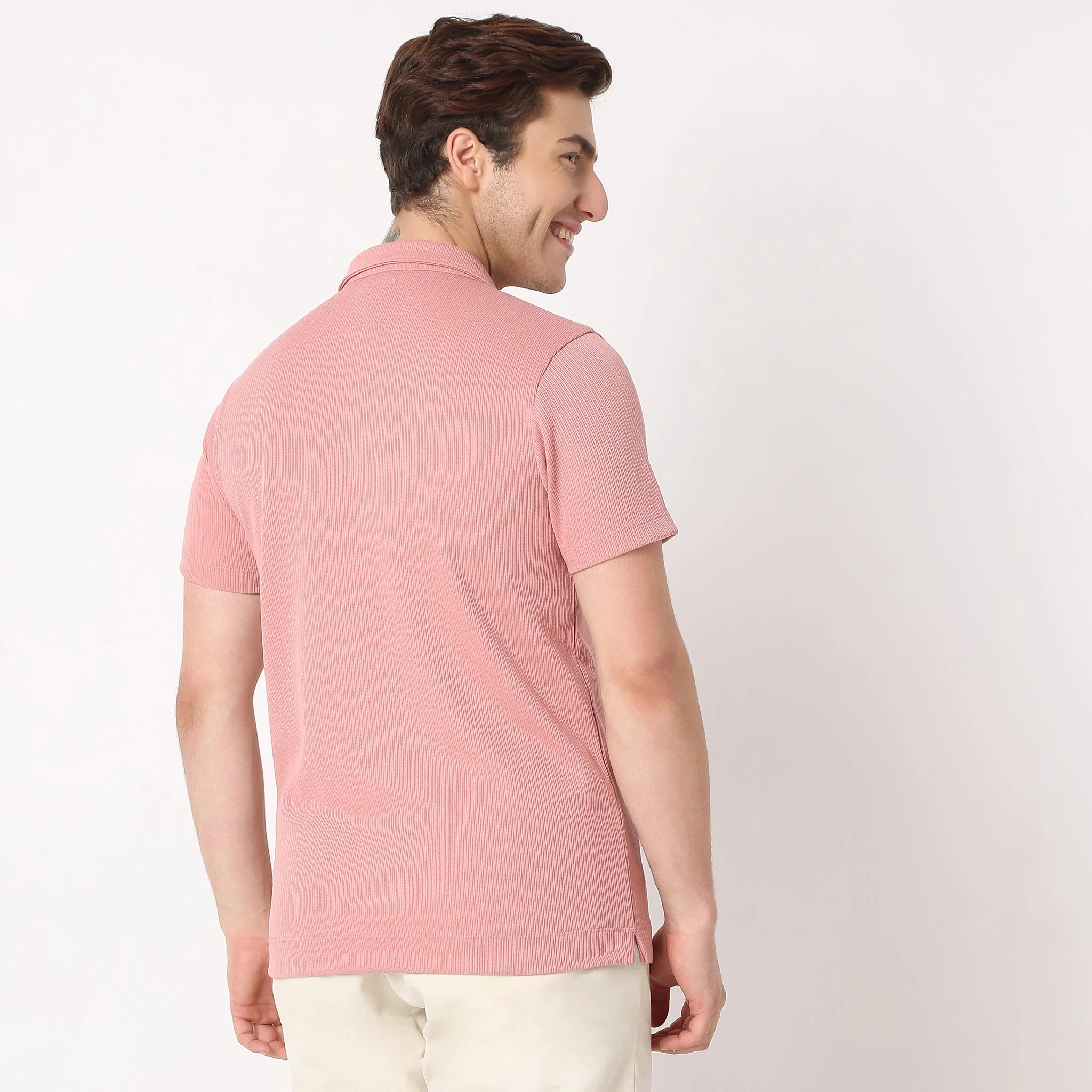 Regular Fit Structured Polo T-Shirt - Image 8