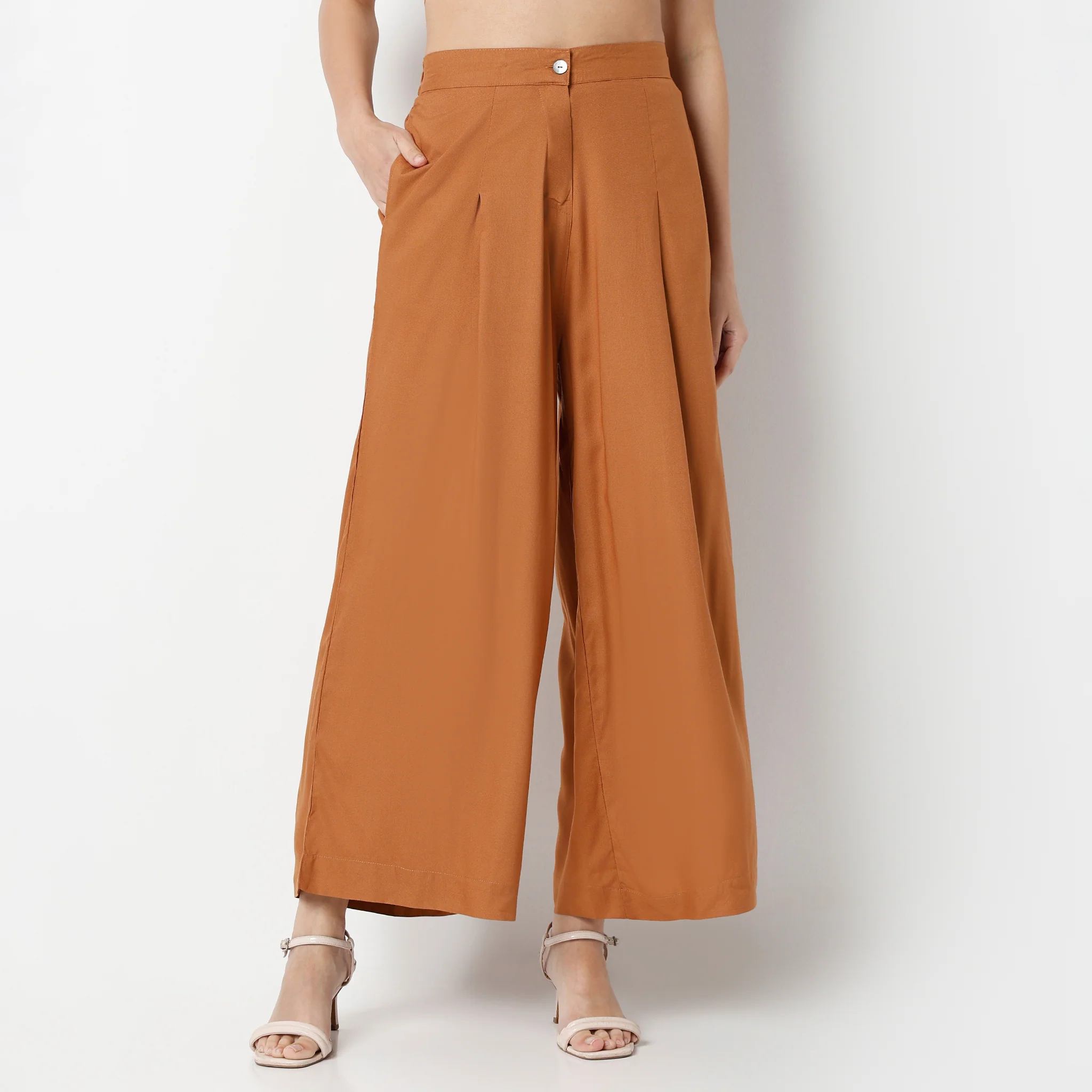 Relaxed Fit Abstract Square Neck Flared Full Sleeve Top With Pant & With Shrug Set - Image 7