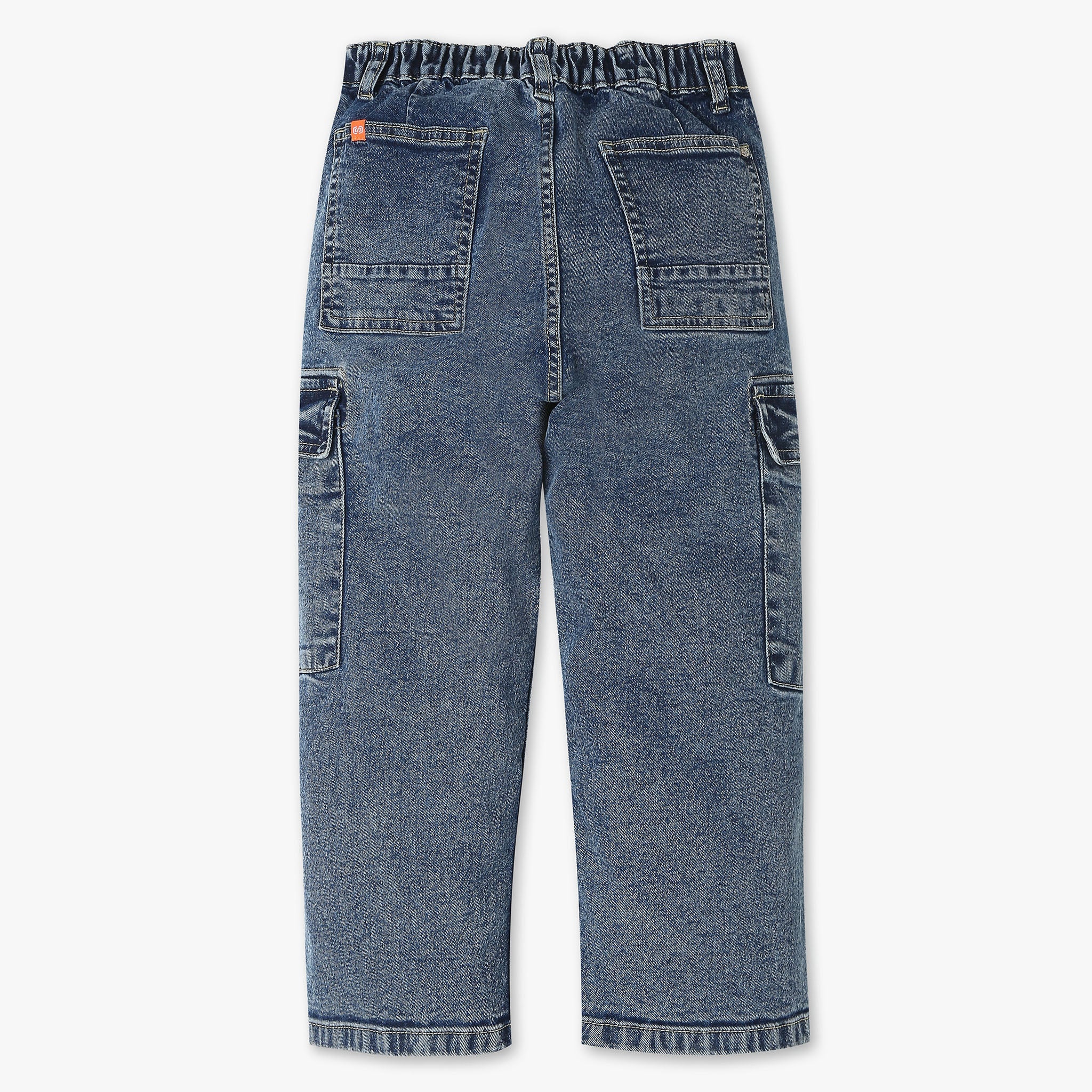 Relaxed Fit Heavily Washed Boys Joggers - Image 2