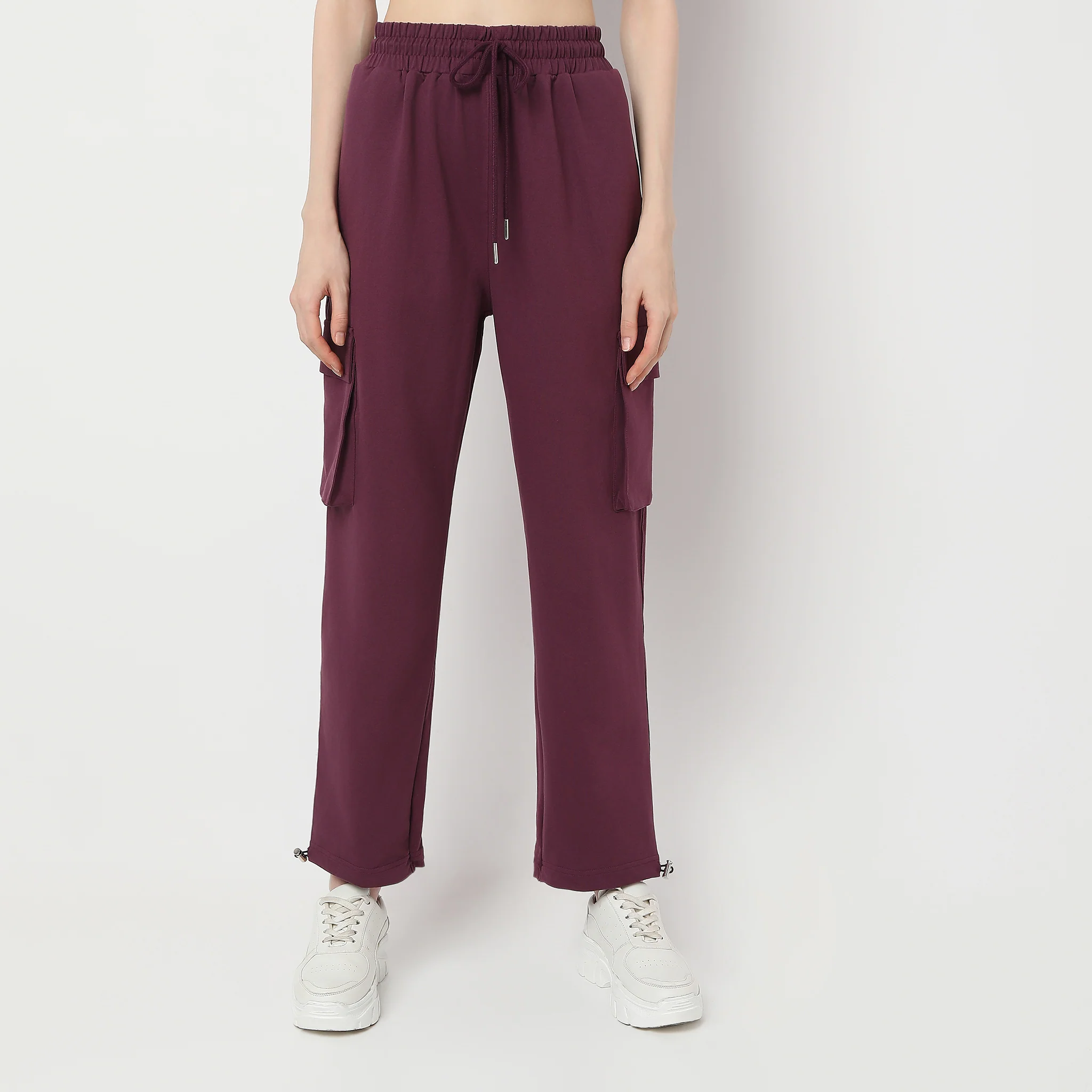 Relaxed Fit High Rise Joggers - Image 7