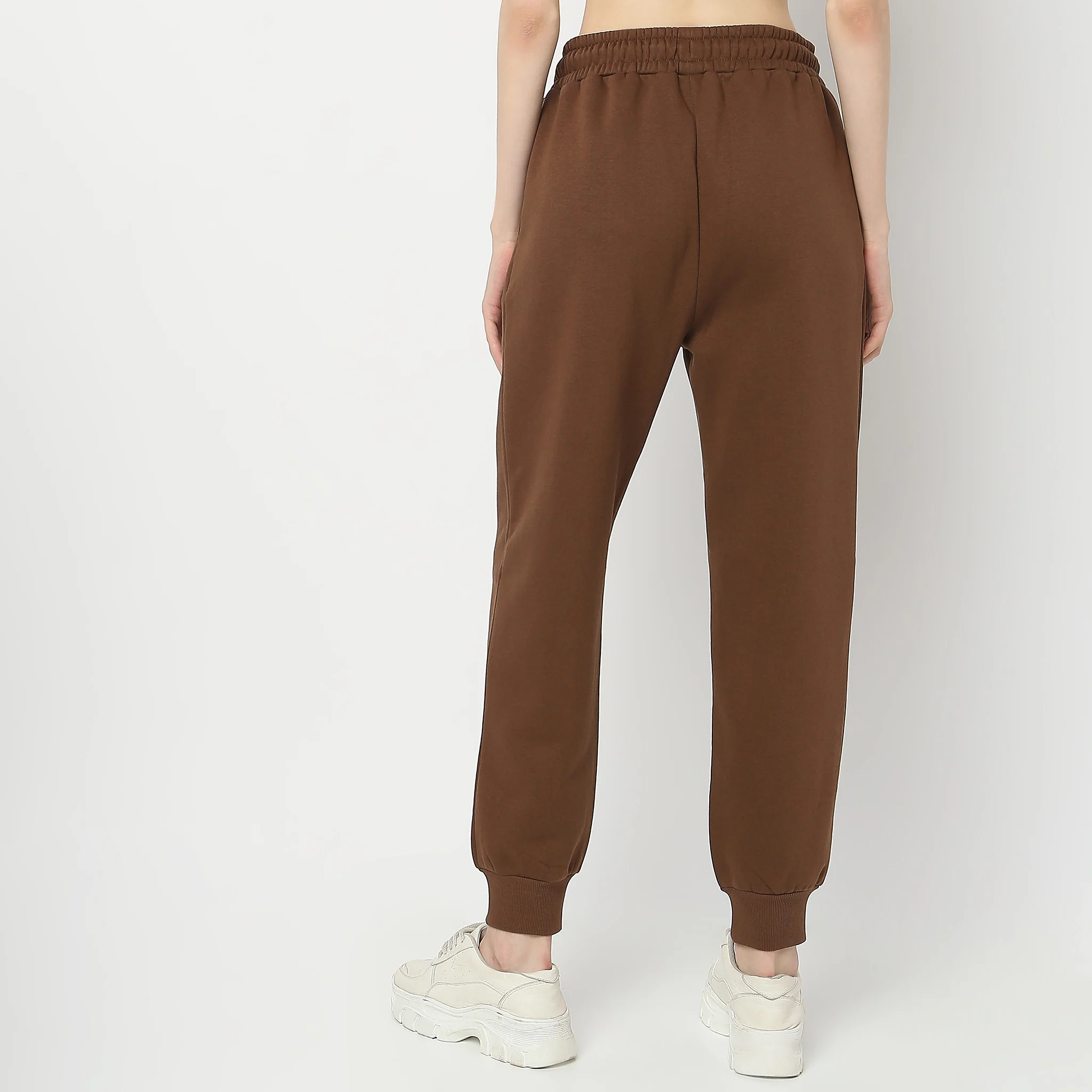 Relaxed Fit High Rise Joggers - Image 3