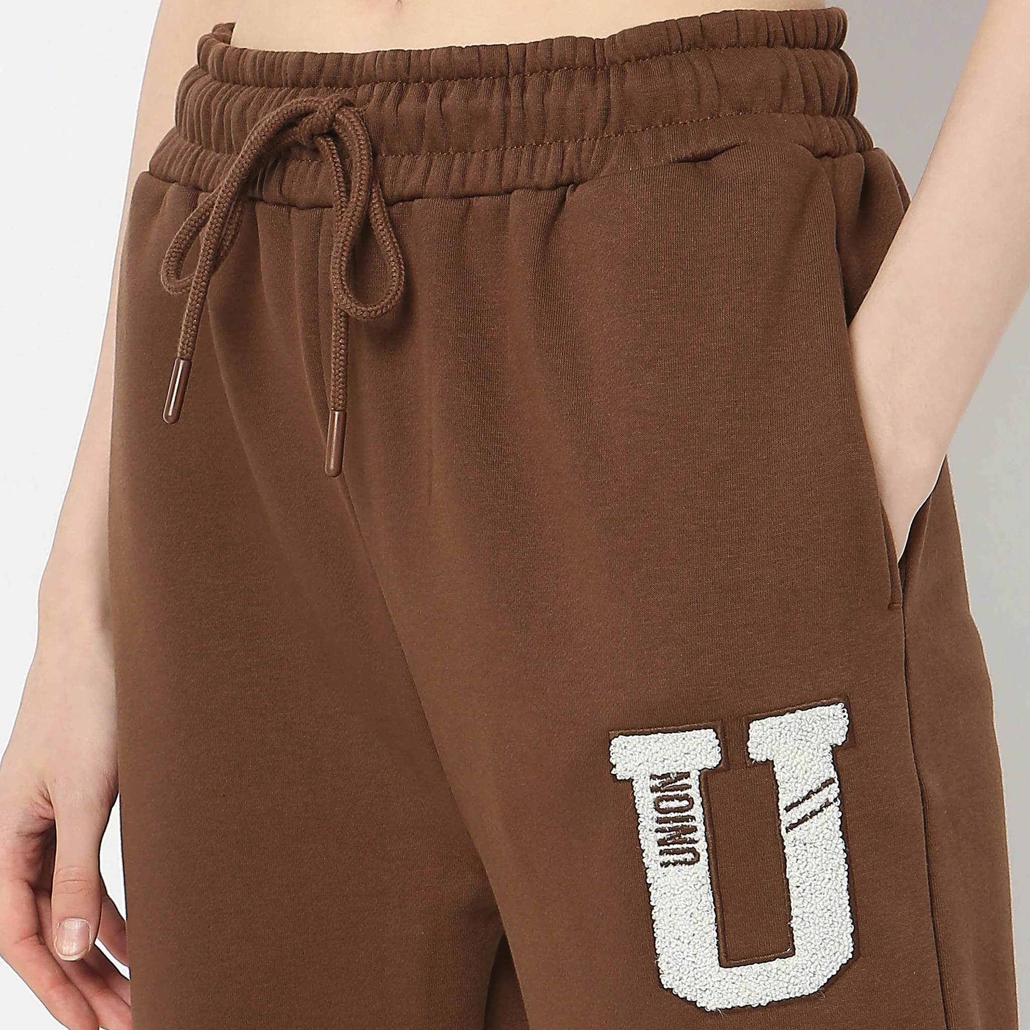 Relaxed Fit High Rise Joggers - Image 4