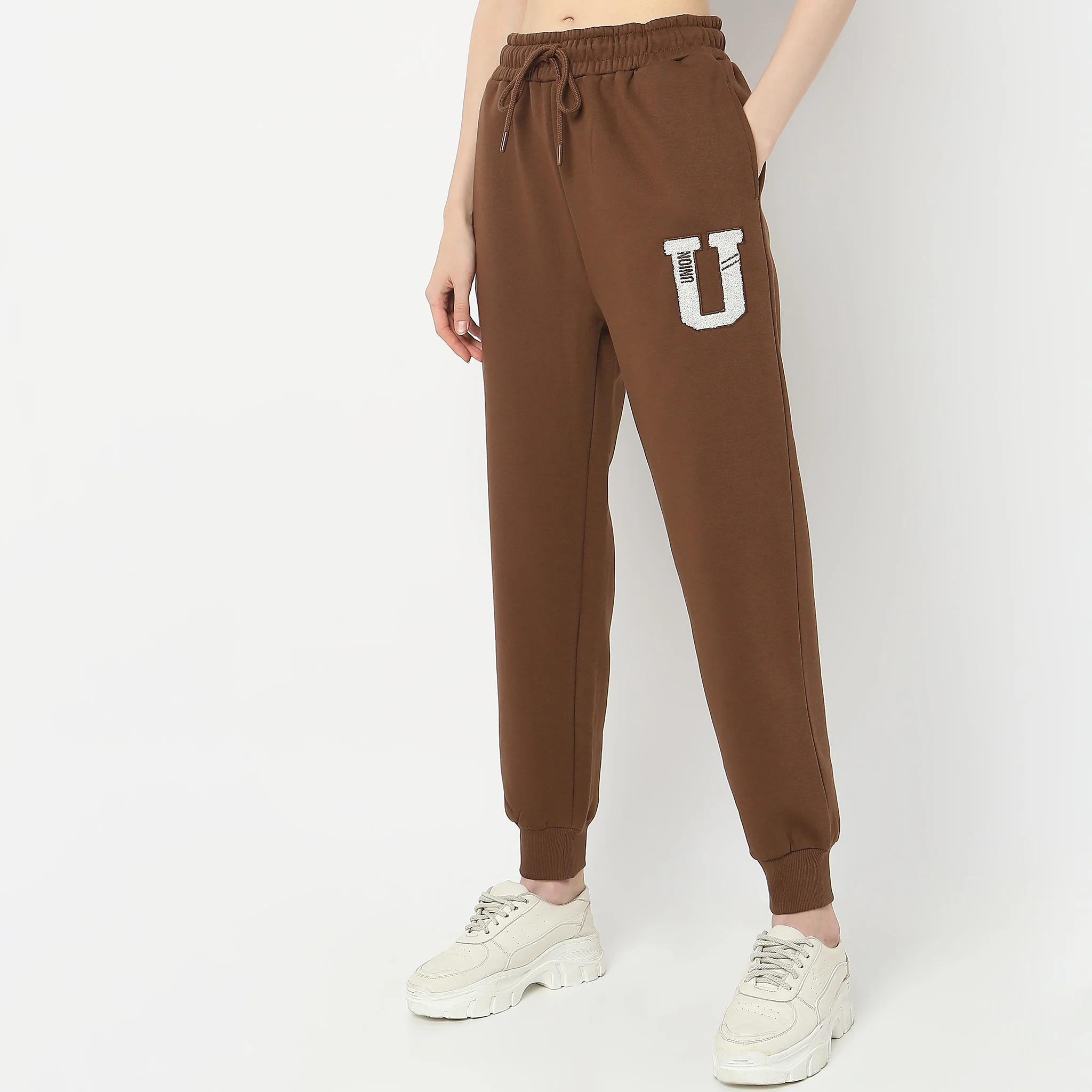 Relaxed Fit High Rise Joggers - Image 5
