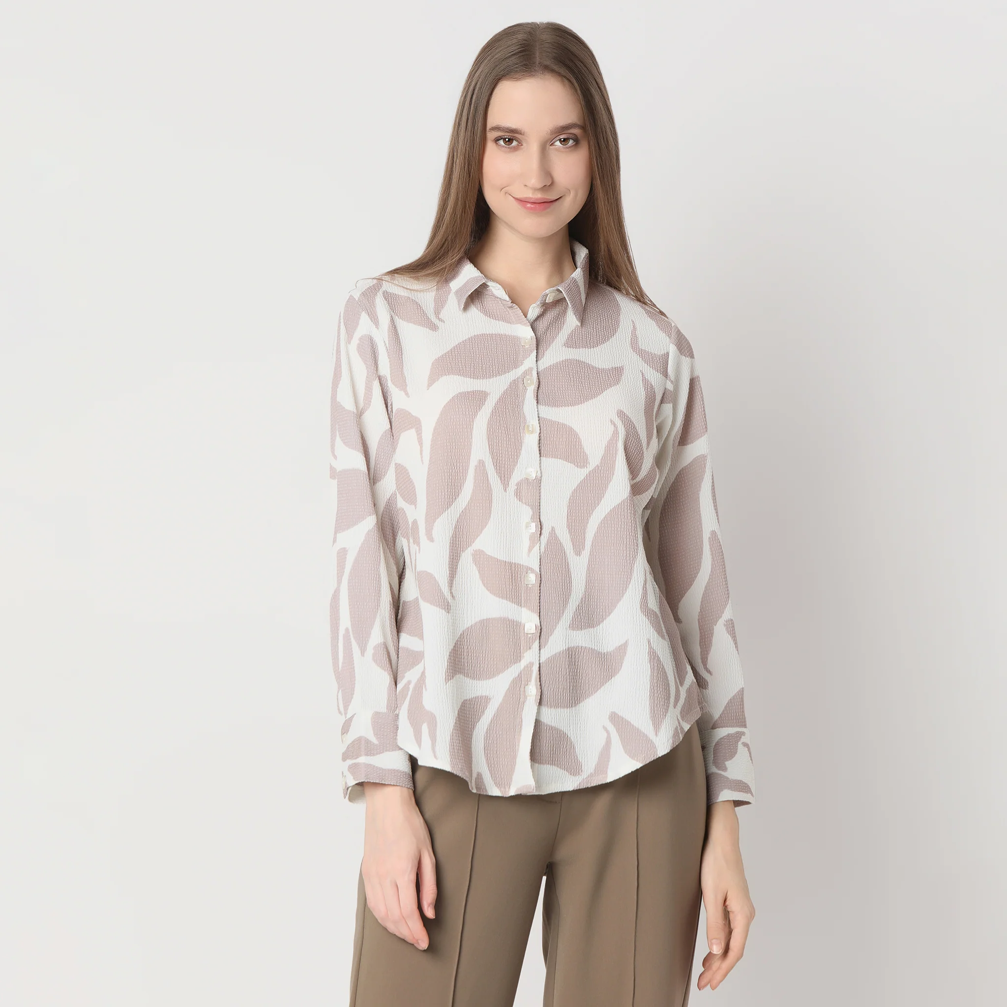 Relaxed Fit Printed Full Sleeve Shirt - Image 2