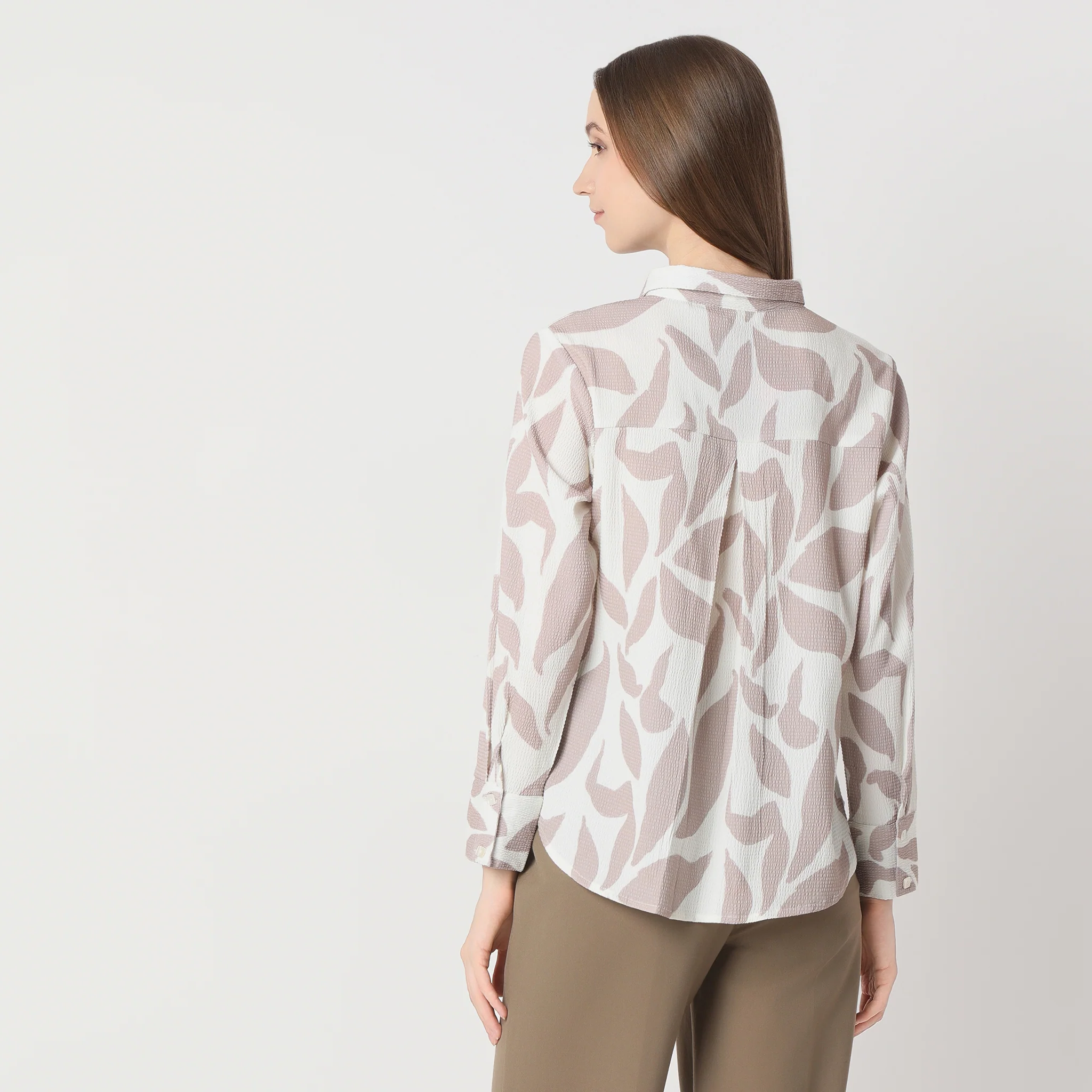 Relaxed Fit Printed Full Sleeve Shirt - Image 3
