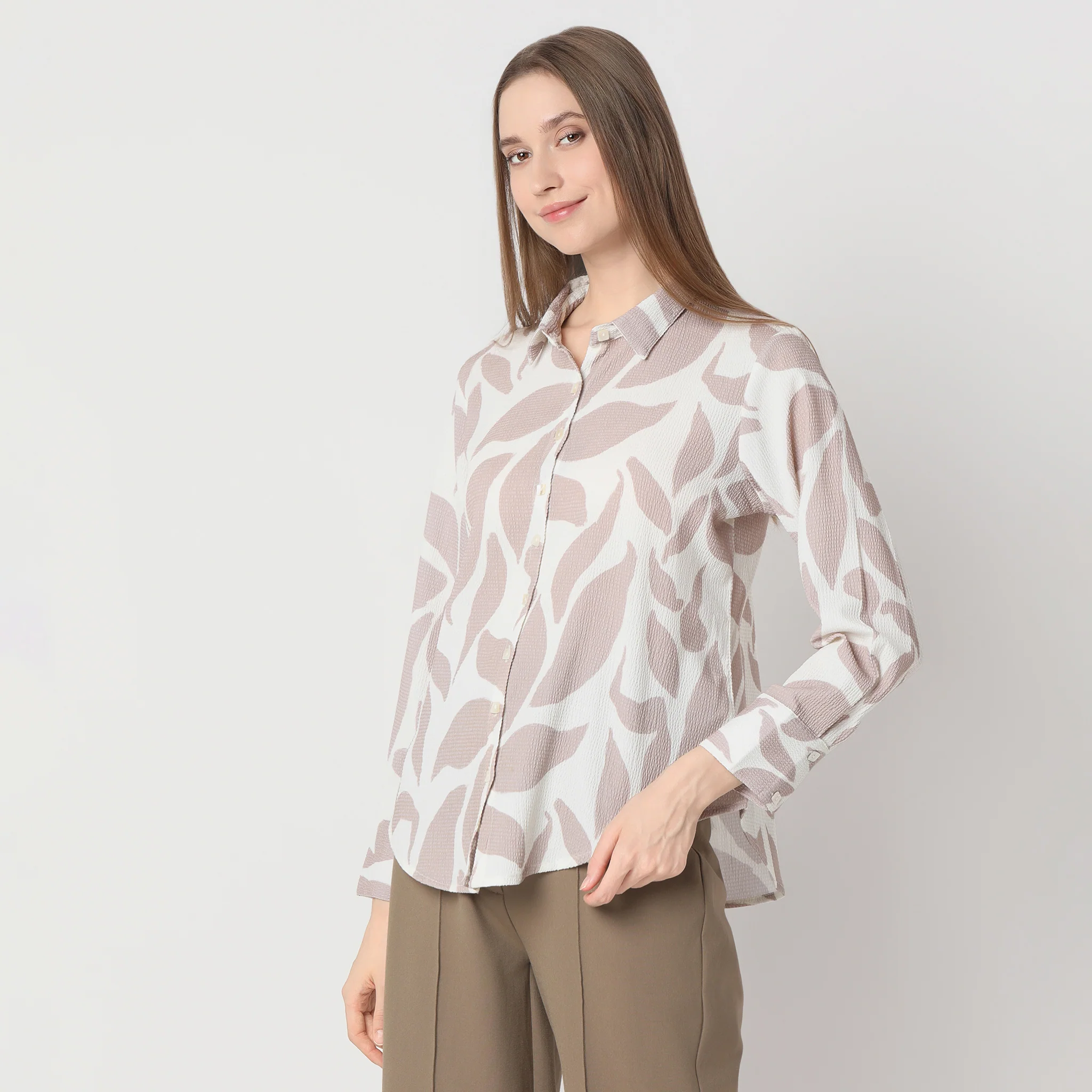 Relaxed Fit Printed Full Sleeve Shirt - Image 5
