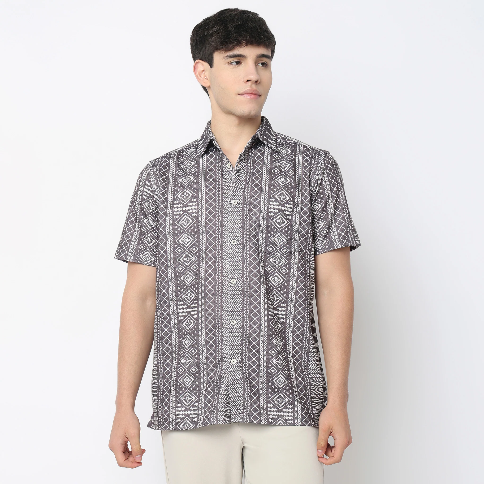 Relaxed Fit Printed Shirt - Image 2