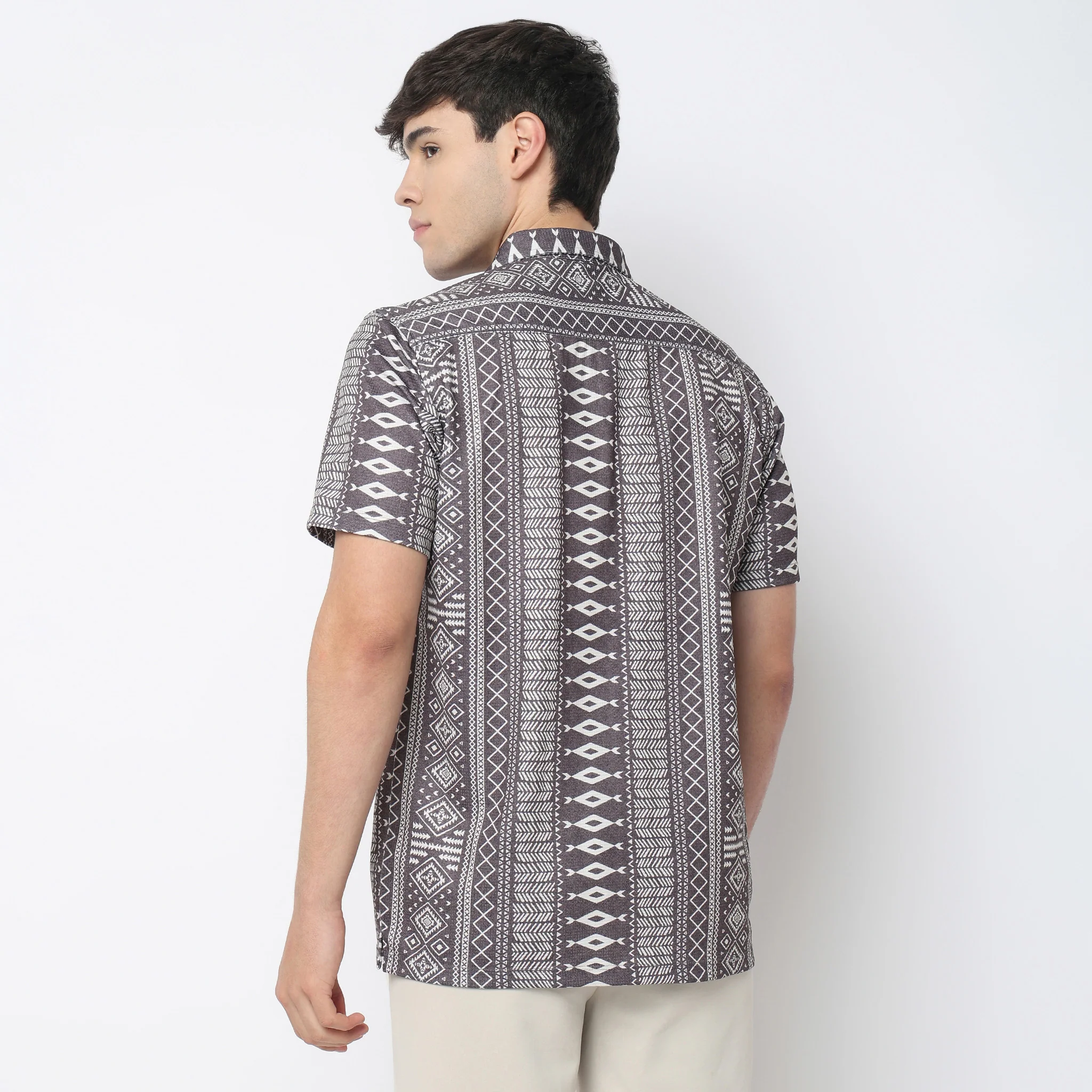 Relaxed Fit Printed Shirt - Image 3