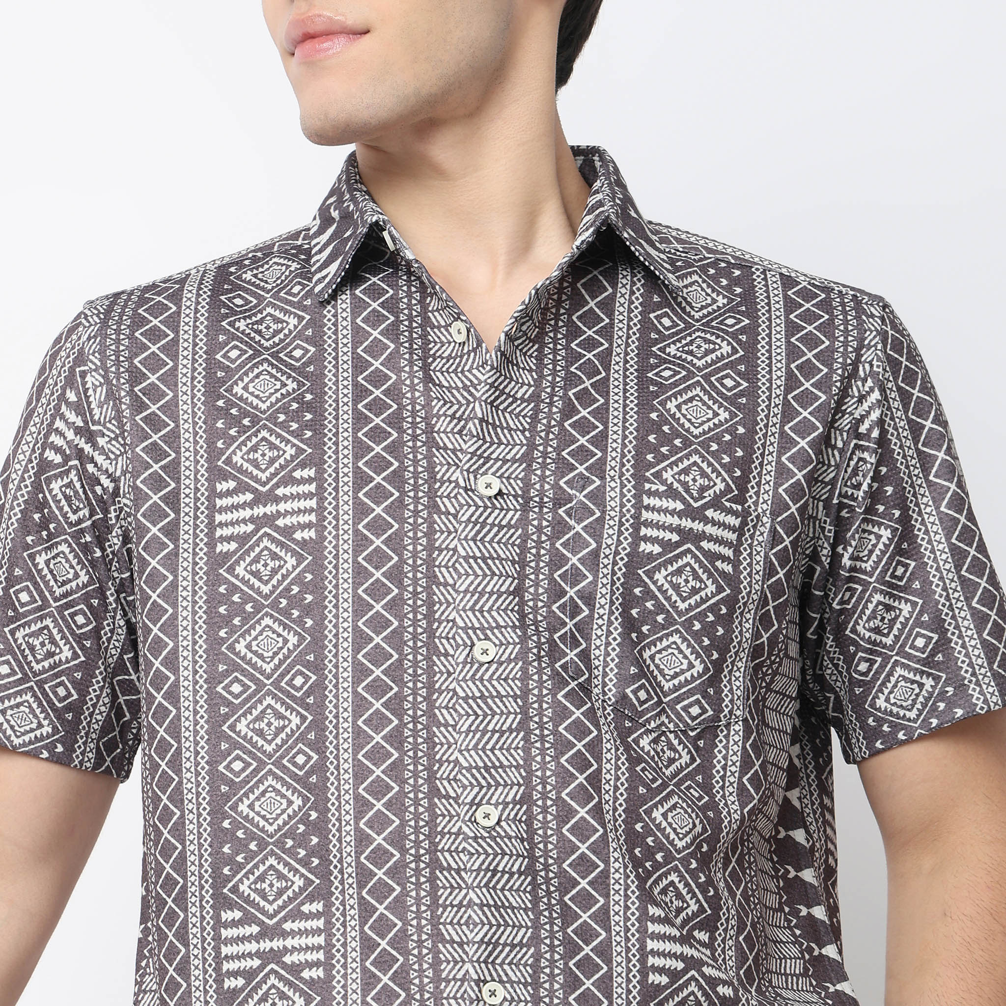 Relaxed Fit Printed Shirt - Image 4