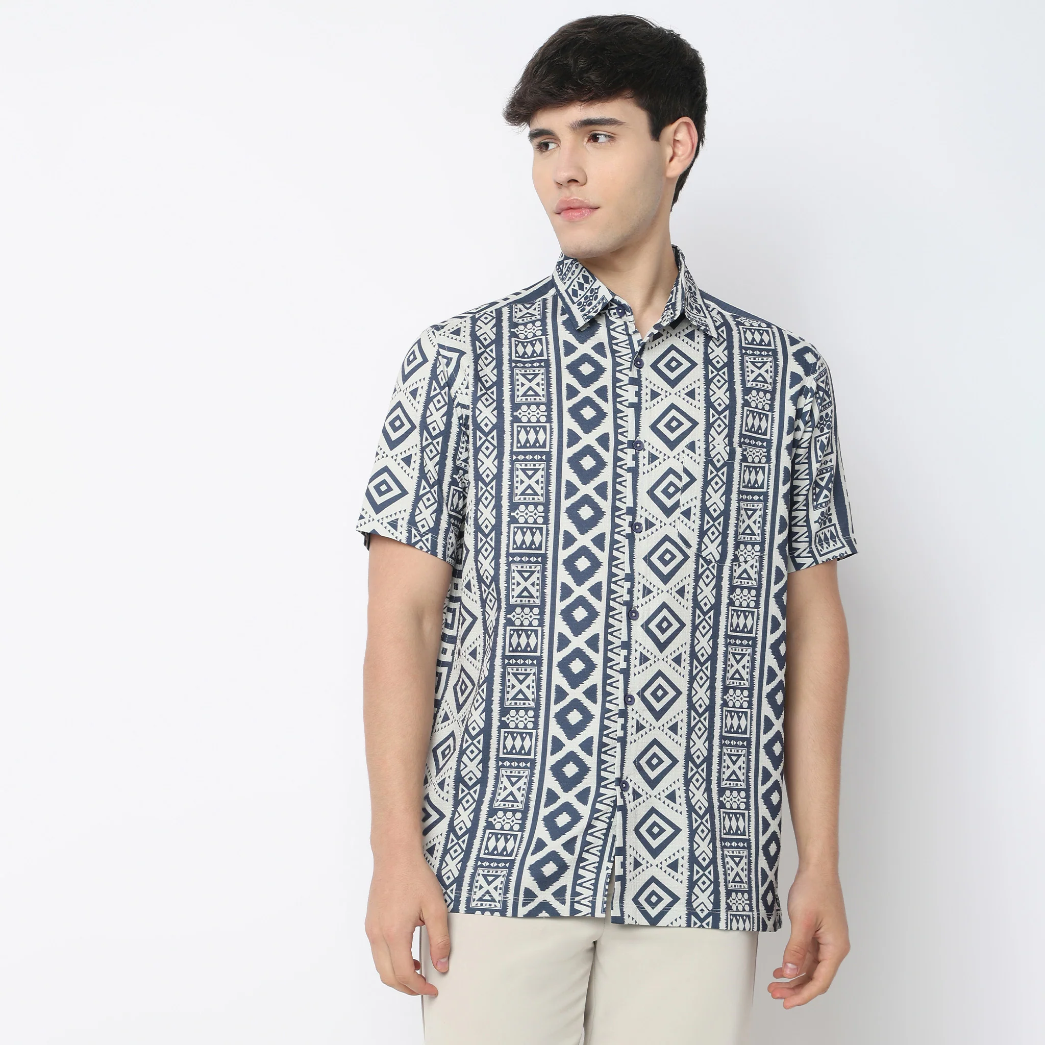 Relaxed Fit Printed Shirt - Image 2
