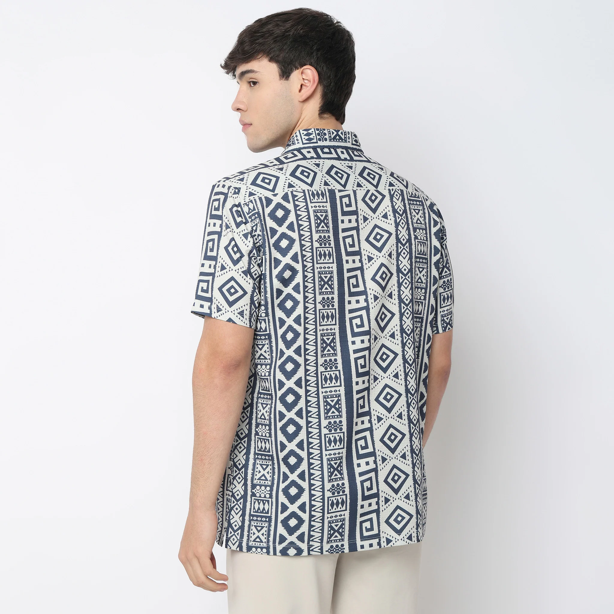 Relaxed Fit Printed Shirt - Image 3