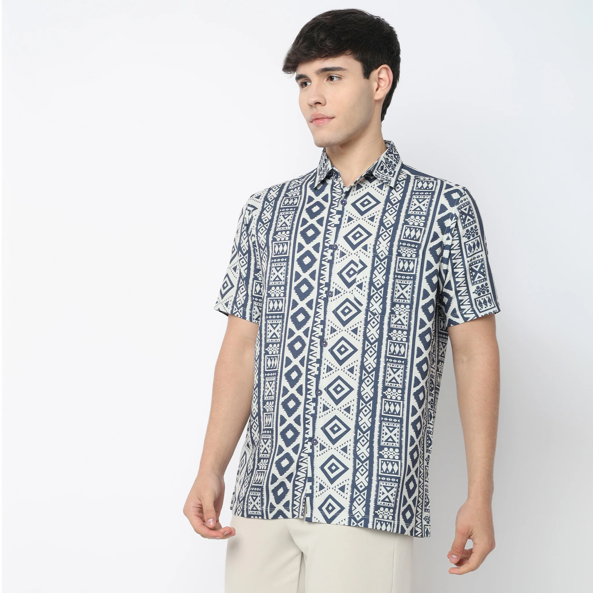 Relaxed Fit Printed Shirt - Image 5