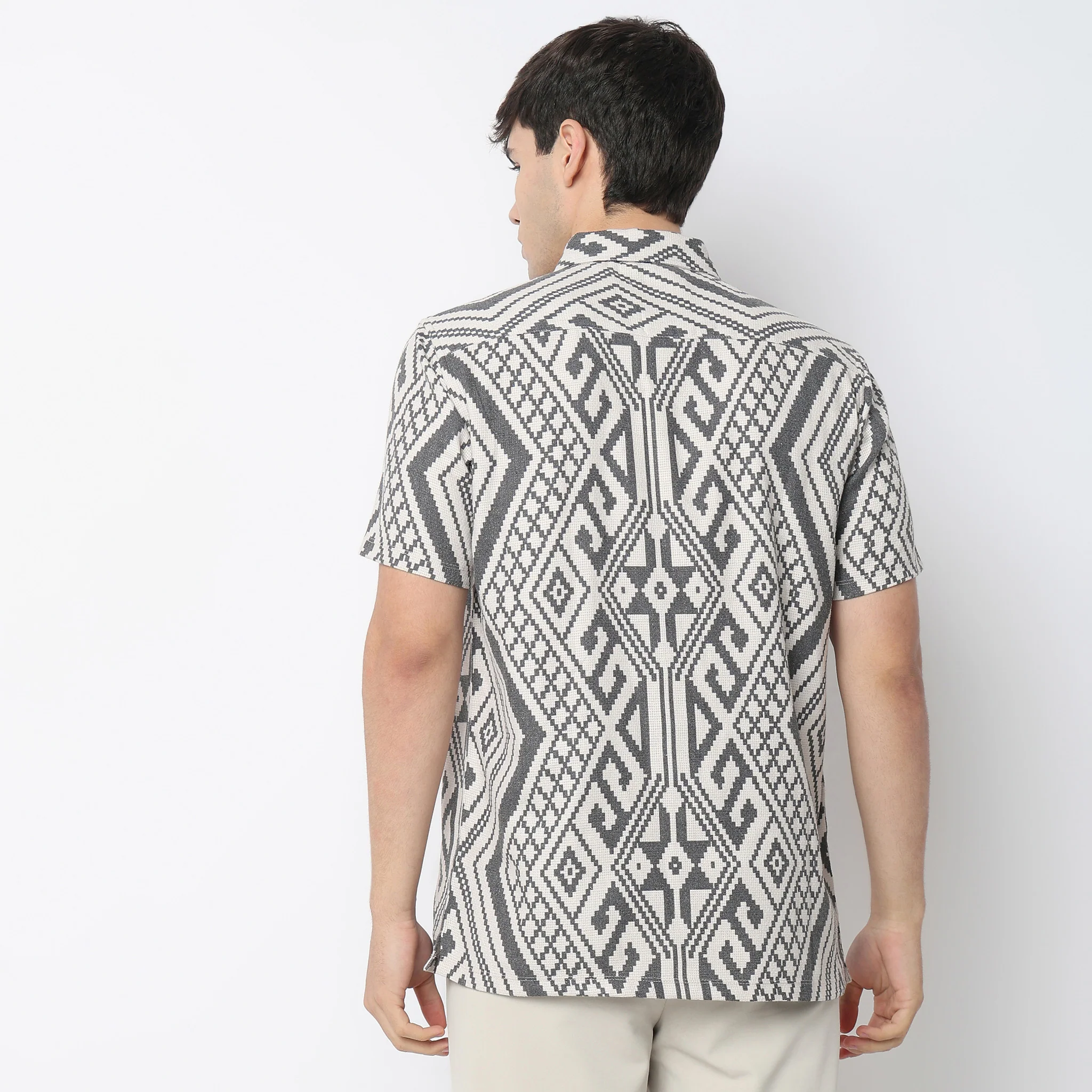 Relaxed Fit Printed Shirt - Image 3