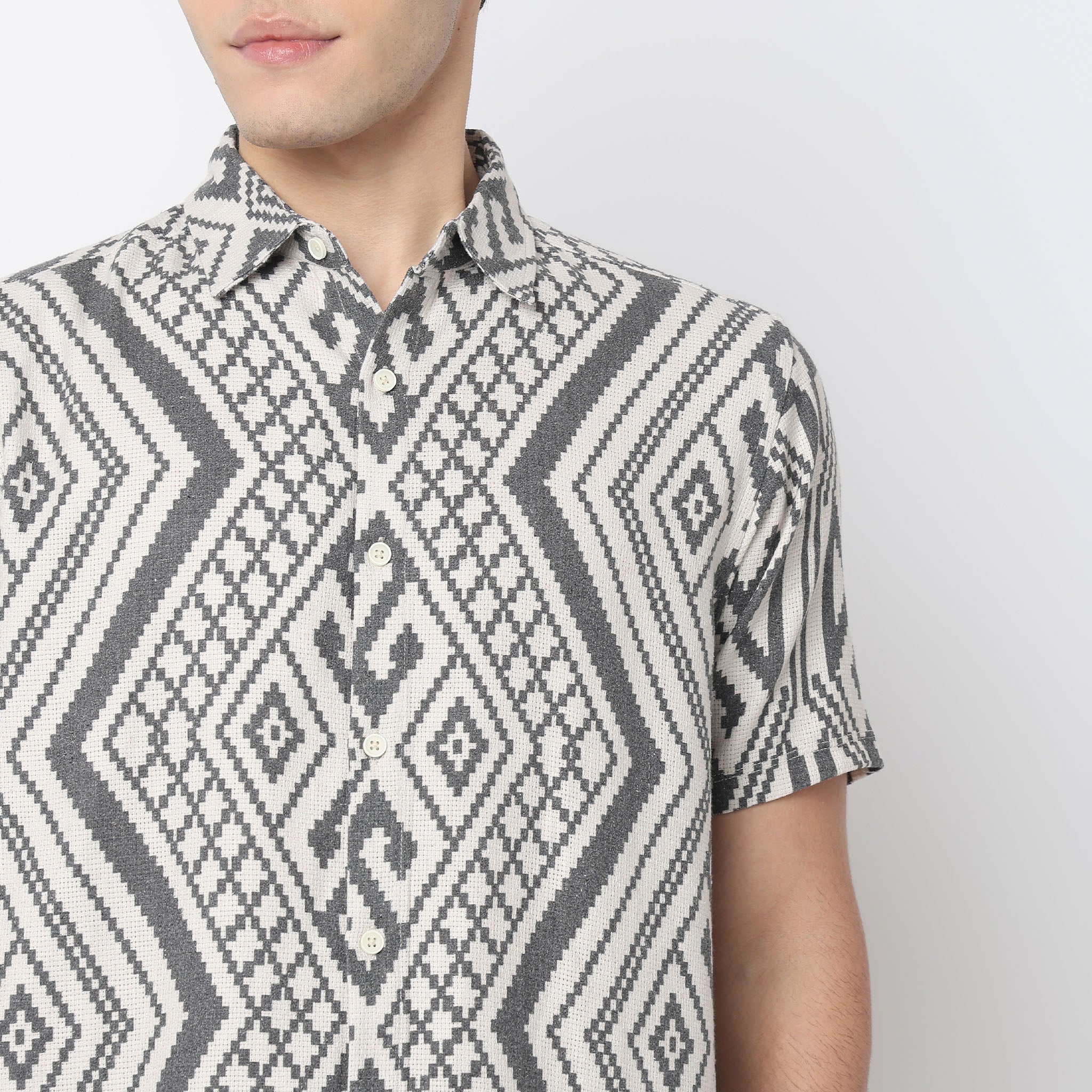 Relaxed Fit Printed Shirt - Image 4