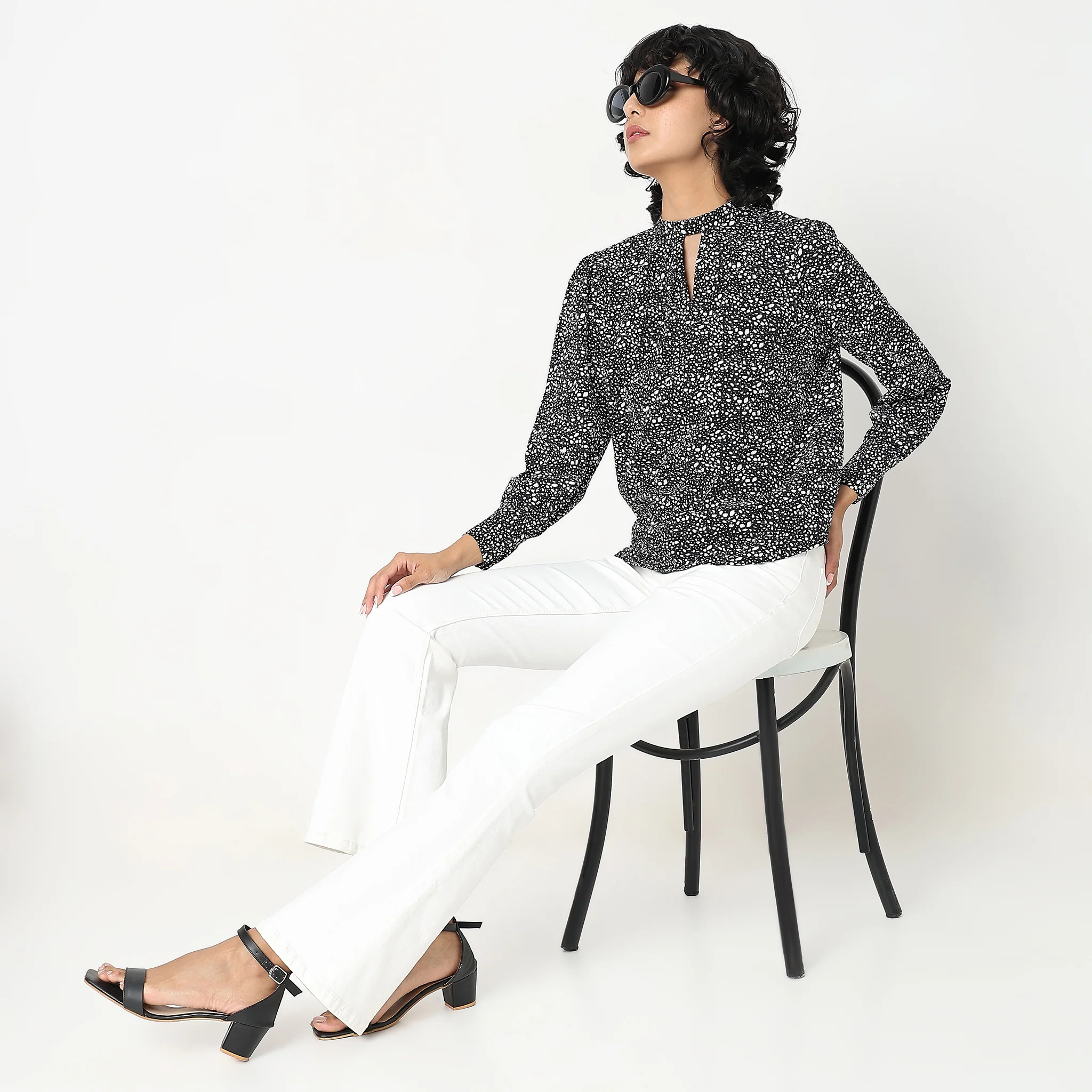 Relaxed Fit Printed Top - Image 2