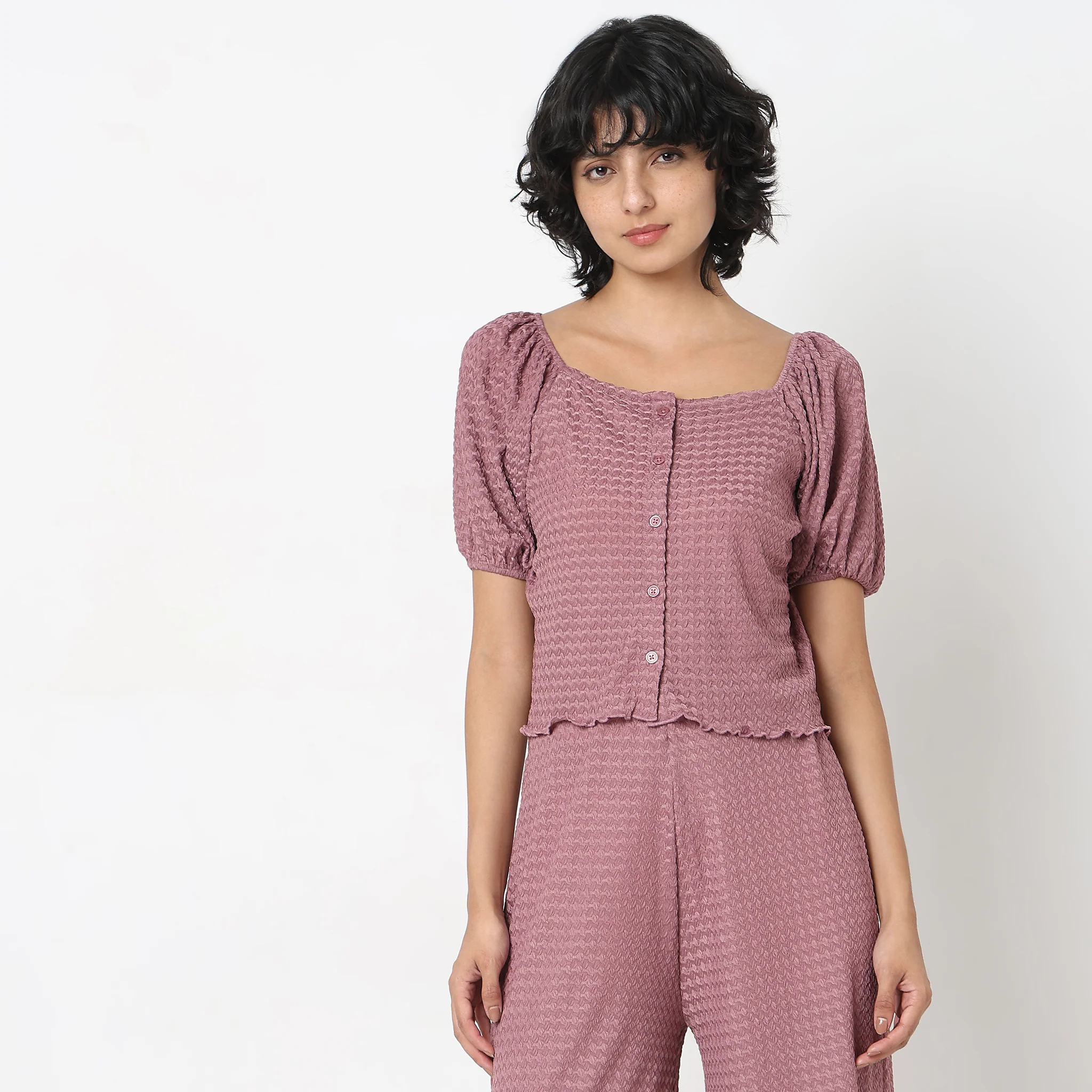 Relaxed Fit Solid Shirt - Image 2