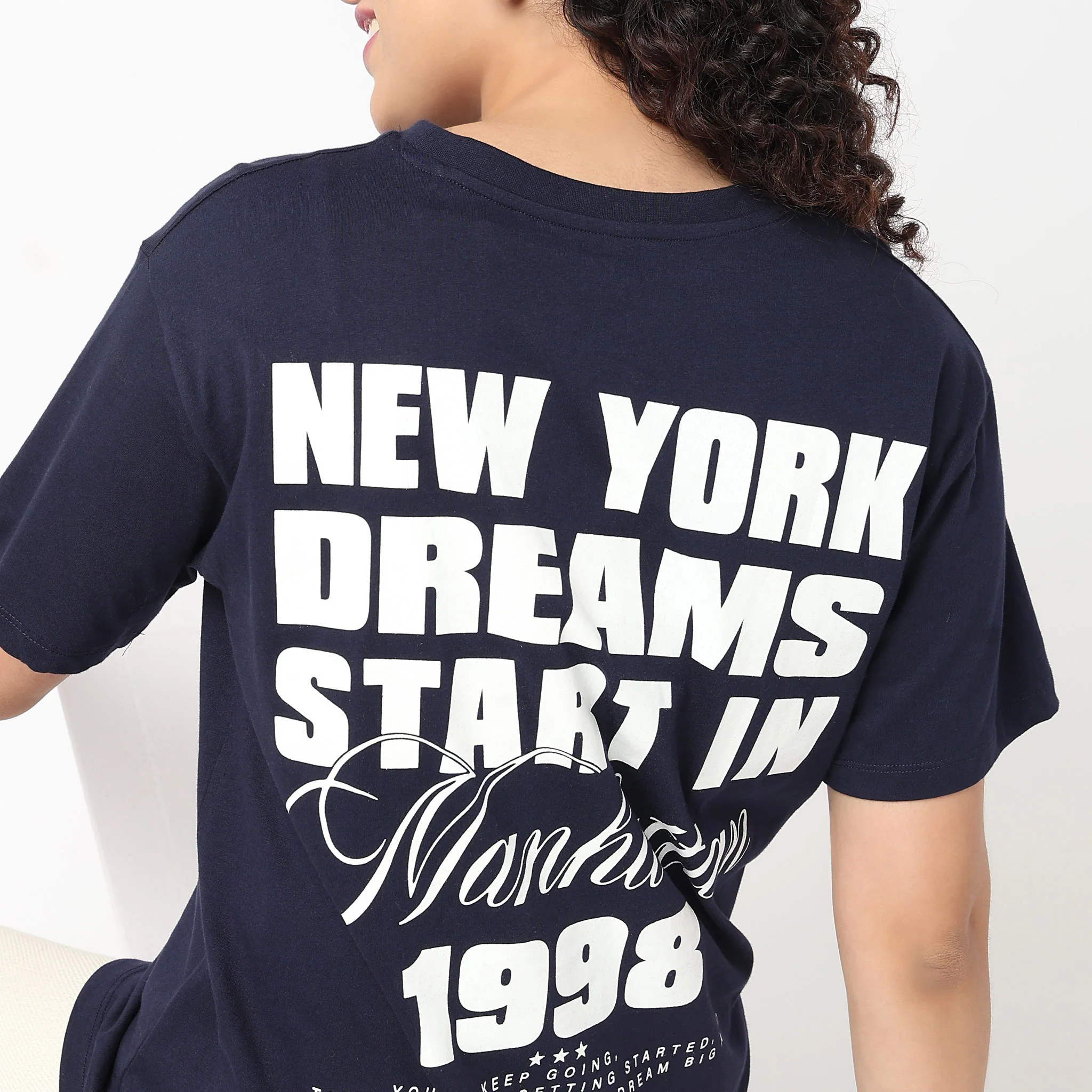 Round Neck Back Print Tees - Image 4