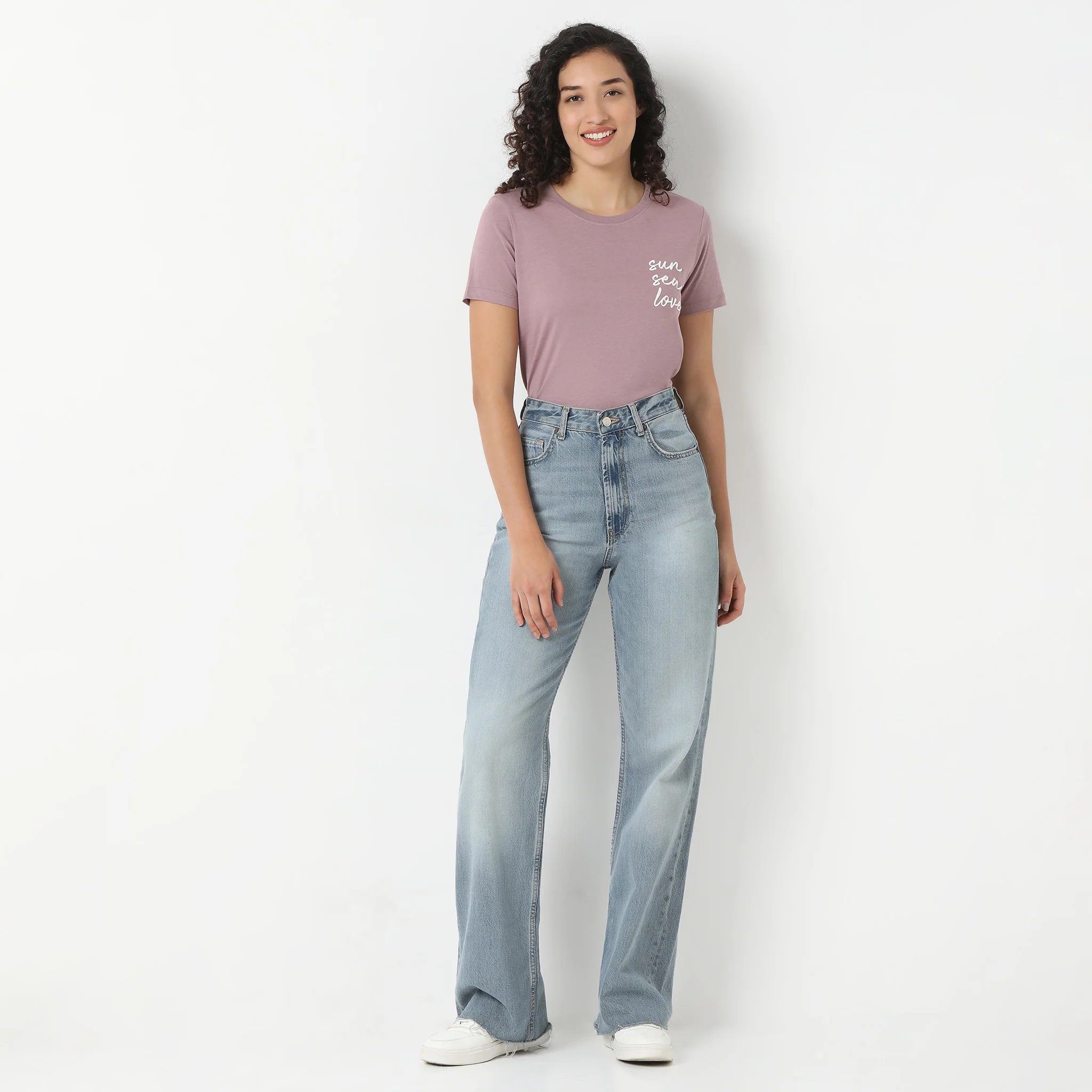 Round Neck Graphic T-Shirt