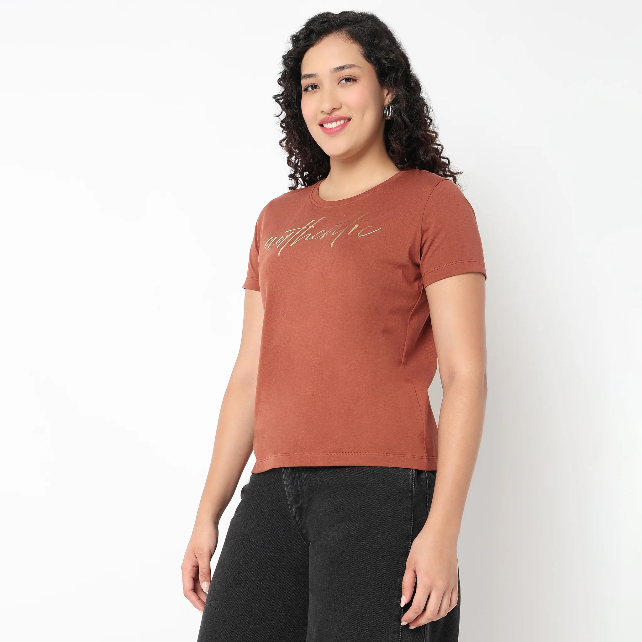 Round Neck Graphic Tees - Image 5