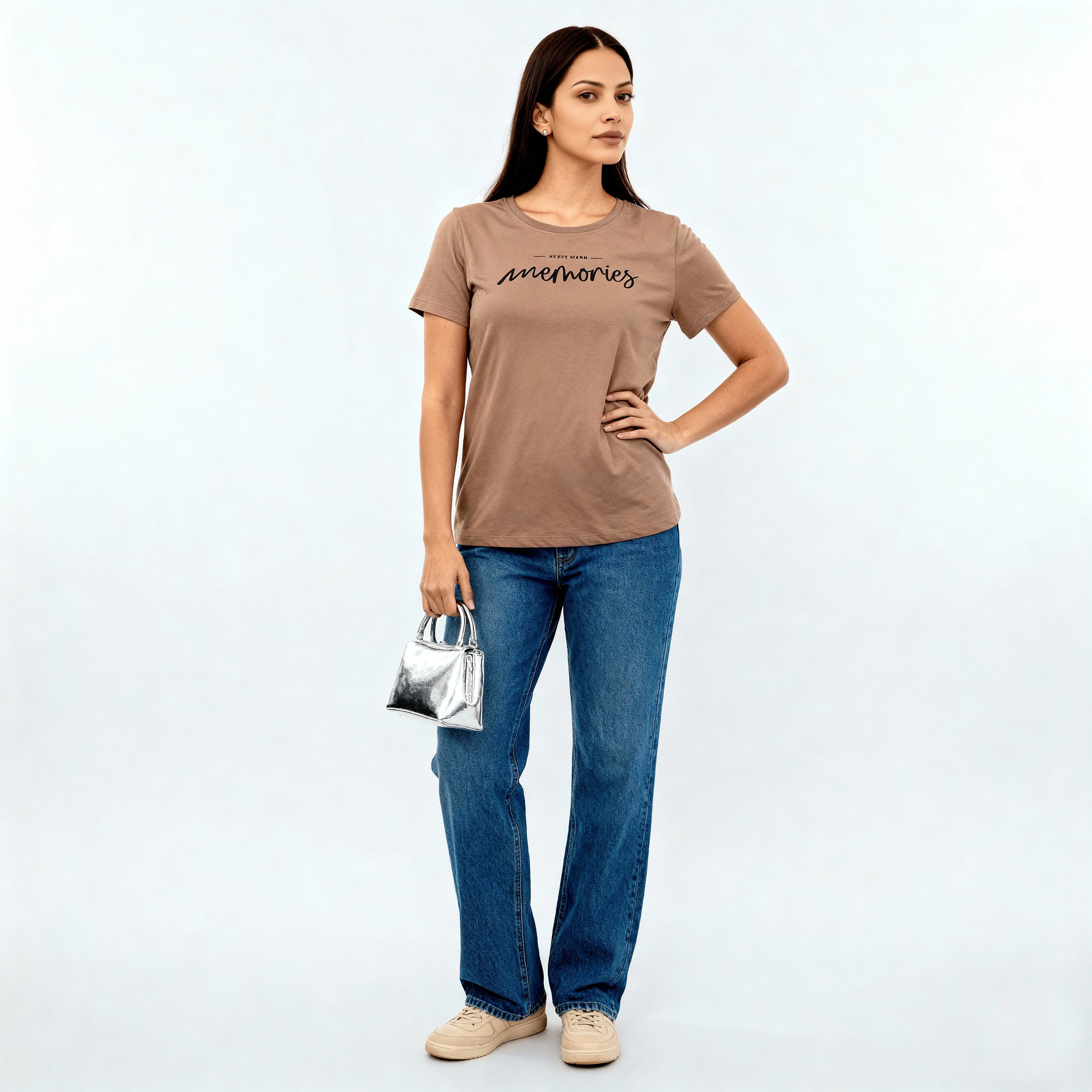Round Neck Graphic Tees