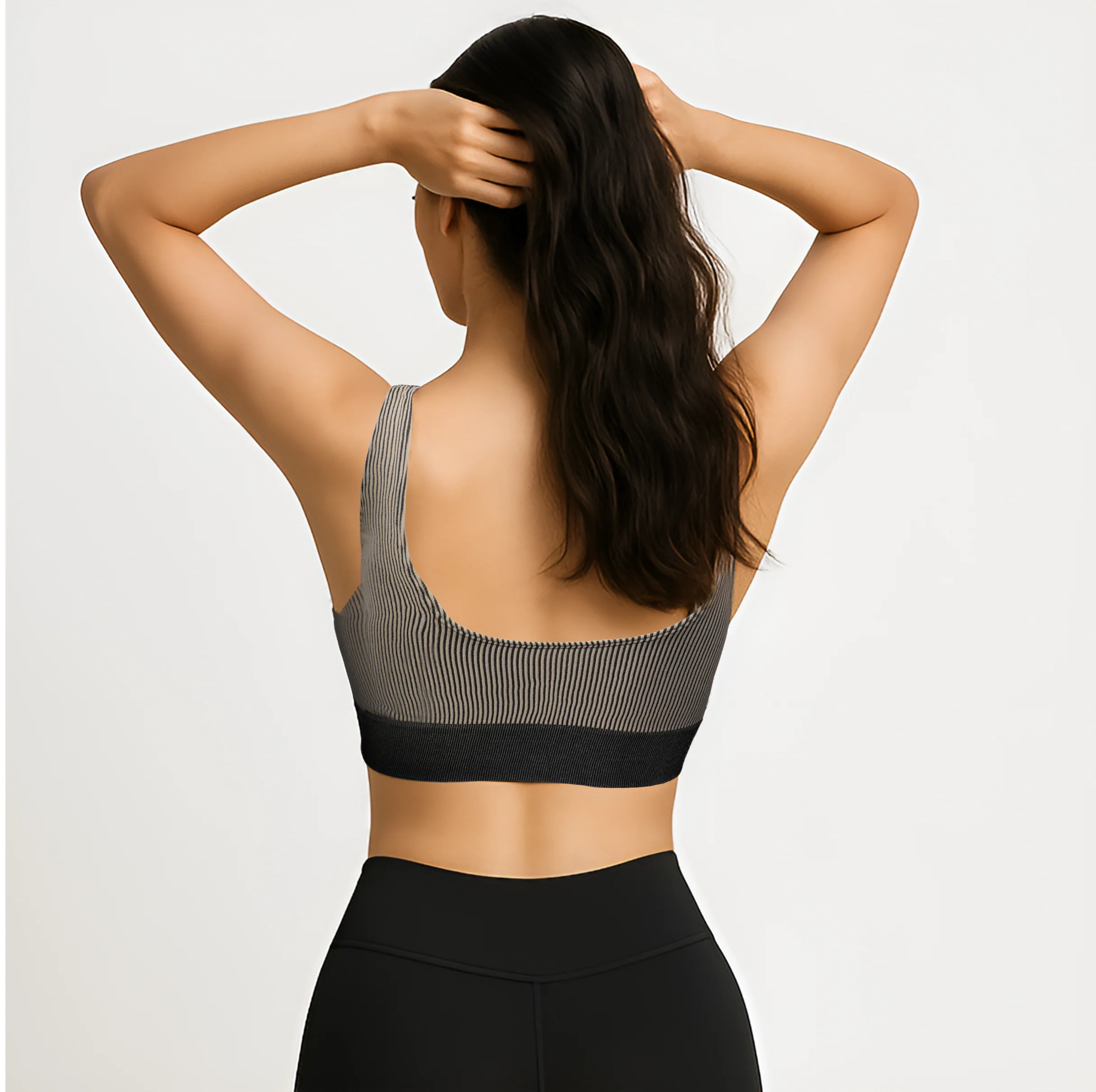 Seamless Beginner Cami With Plunge Neck Line Bra - Image 3