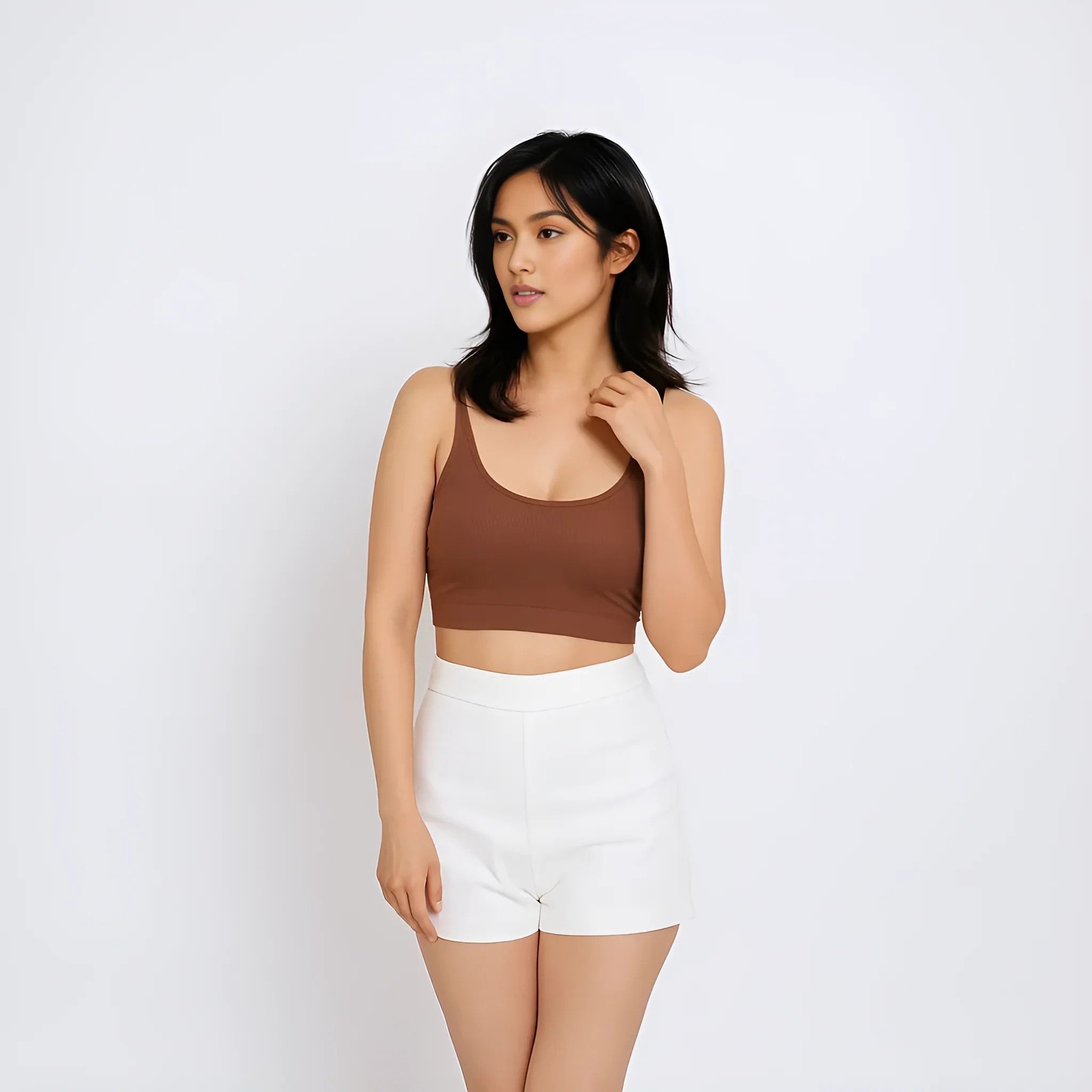 Full Coverage Seamless Beginner Cami Bra - Image 14