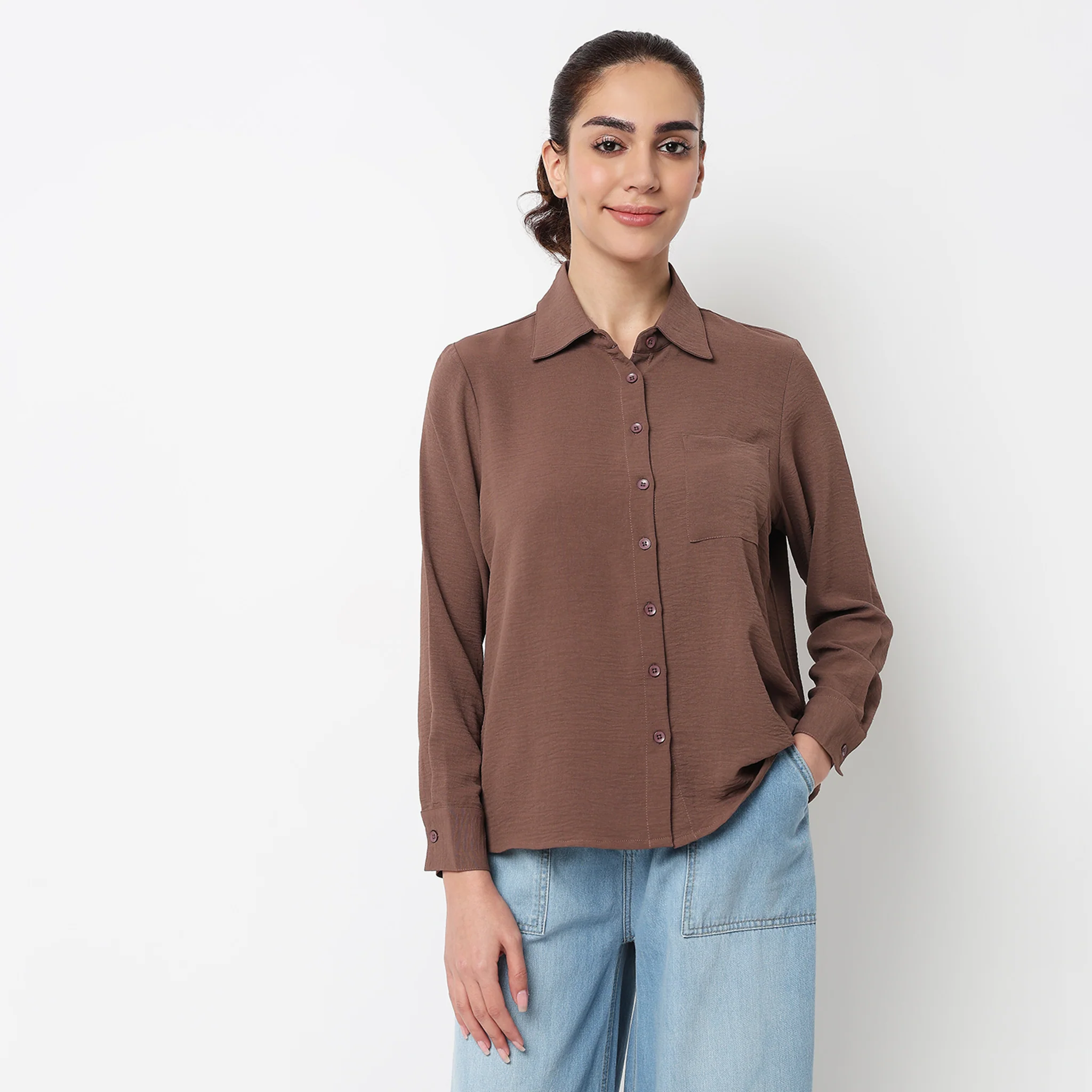 Shirt Collar Full Sleeve Shirt - Image 12