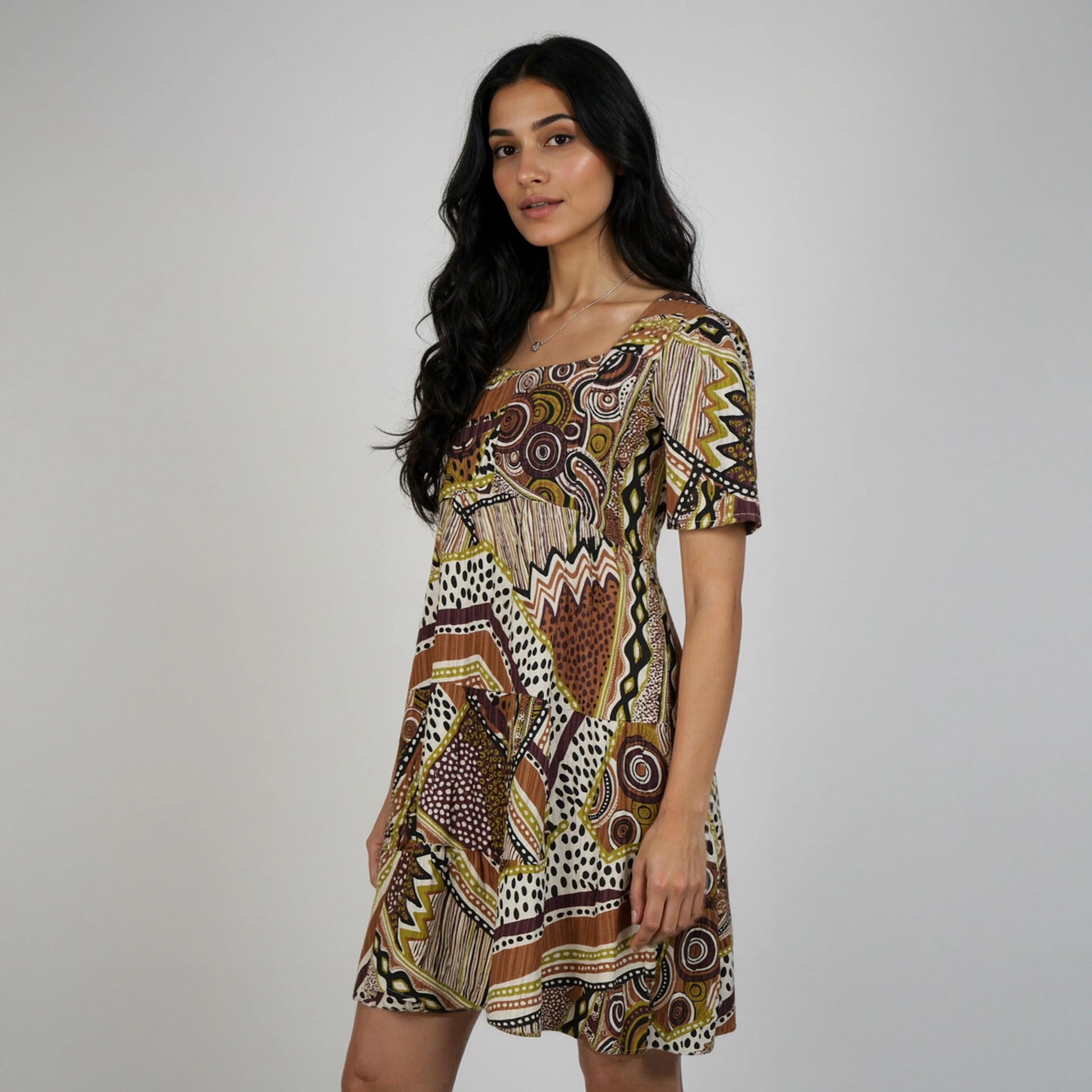 Short Tiered Dress - Image 5